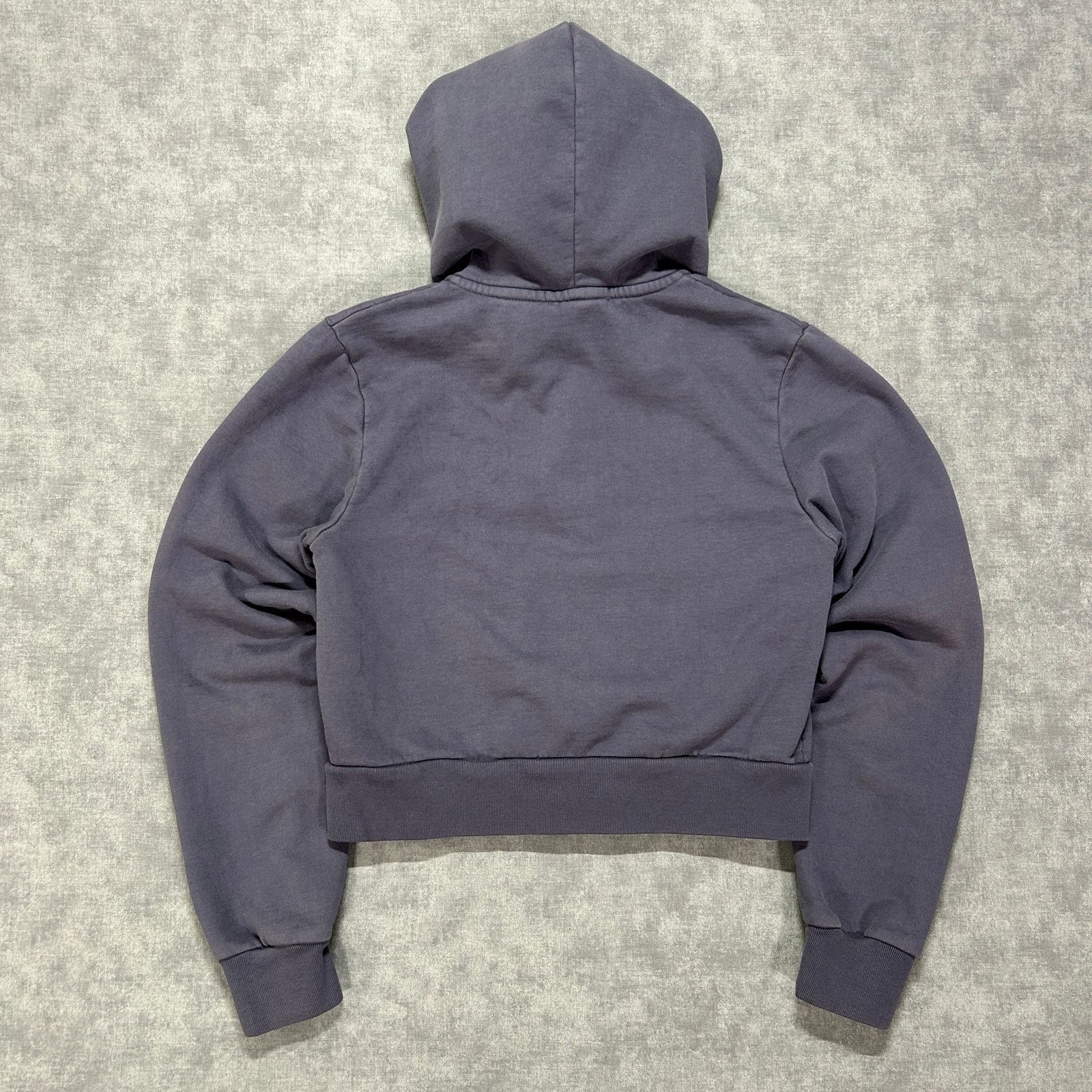 Brandy Melville Brandy Melville grey full zip cropped fleece jacket wms XS-S Size S / US 4 / IT 40 - 2 Thumbnail