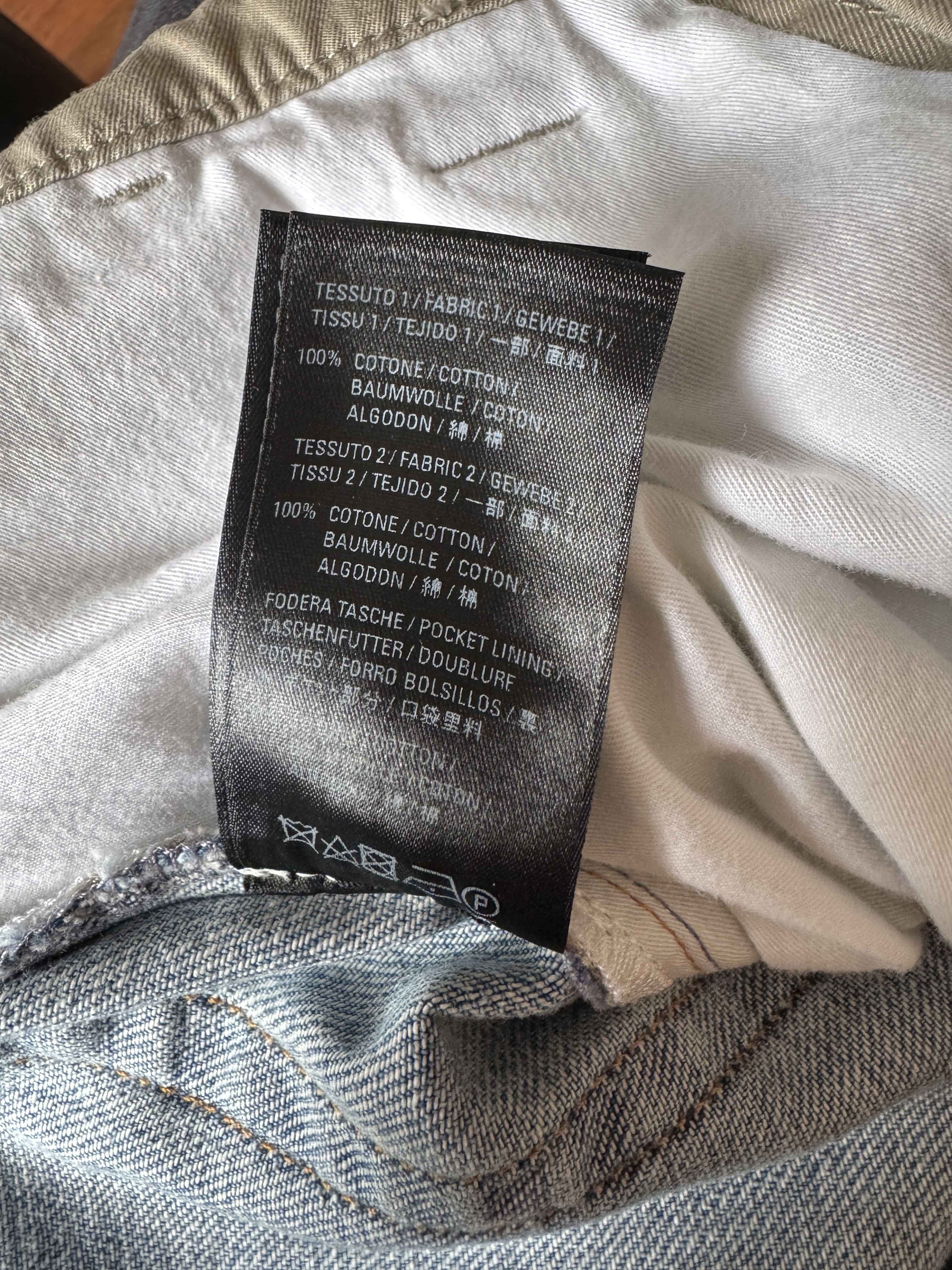 Balenciaga FW21 Afterworld Hybrid Panel Distressed Denim Size US 28 / EU 44 - 15 Thumbnail