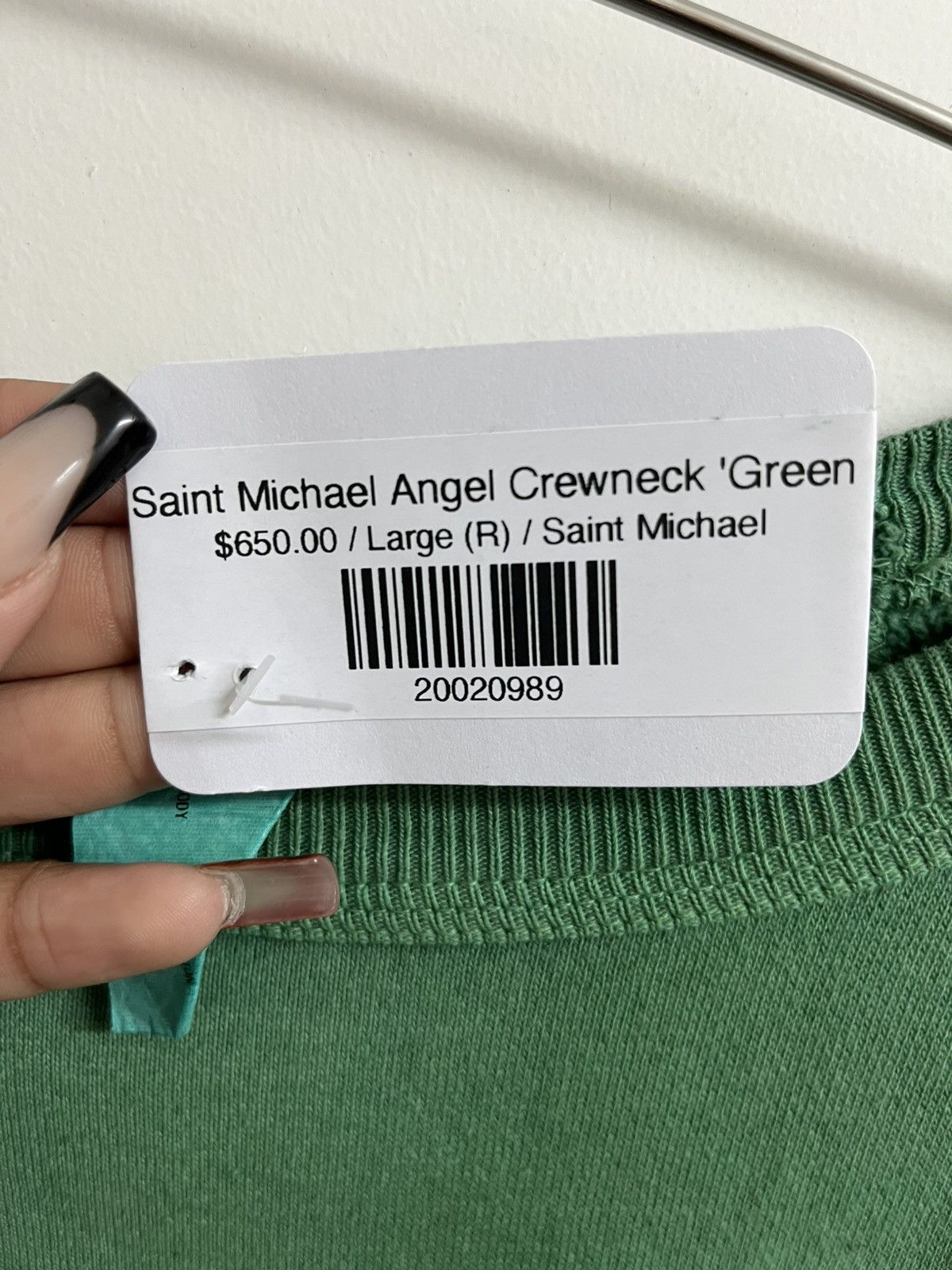 Saint Michael Saint Michael Angel Crewneck Green Size US L / EU 52-54 / 3 - 3 Thumbnail