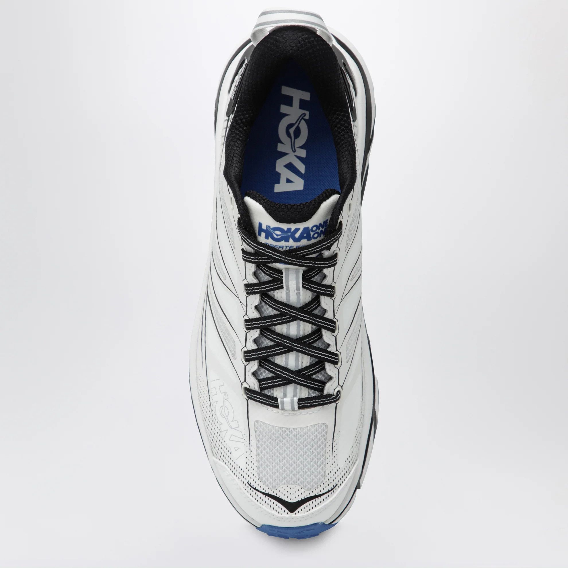 Hoka o1d2blof0426 Speed 2 Low-Top Sneakers in White/Black Size US 8 / EU 41 - 3 Thumbnail