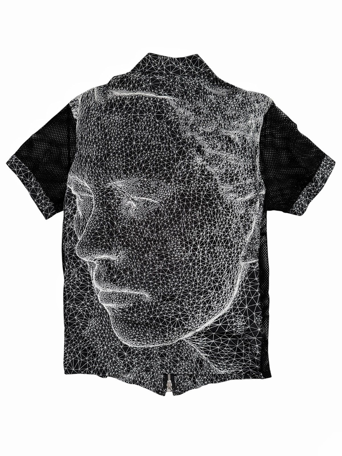 Jean Paul Gaultier 2001 Constellation Face Zip Shirt Size US M / EU 48-50 / 2 - 2 Thumbnail
