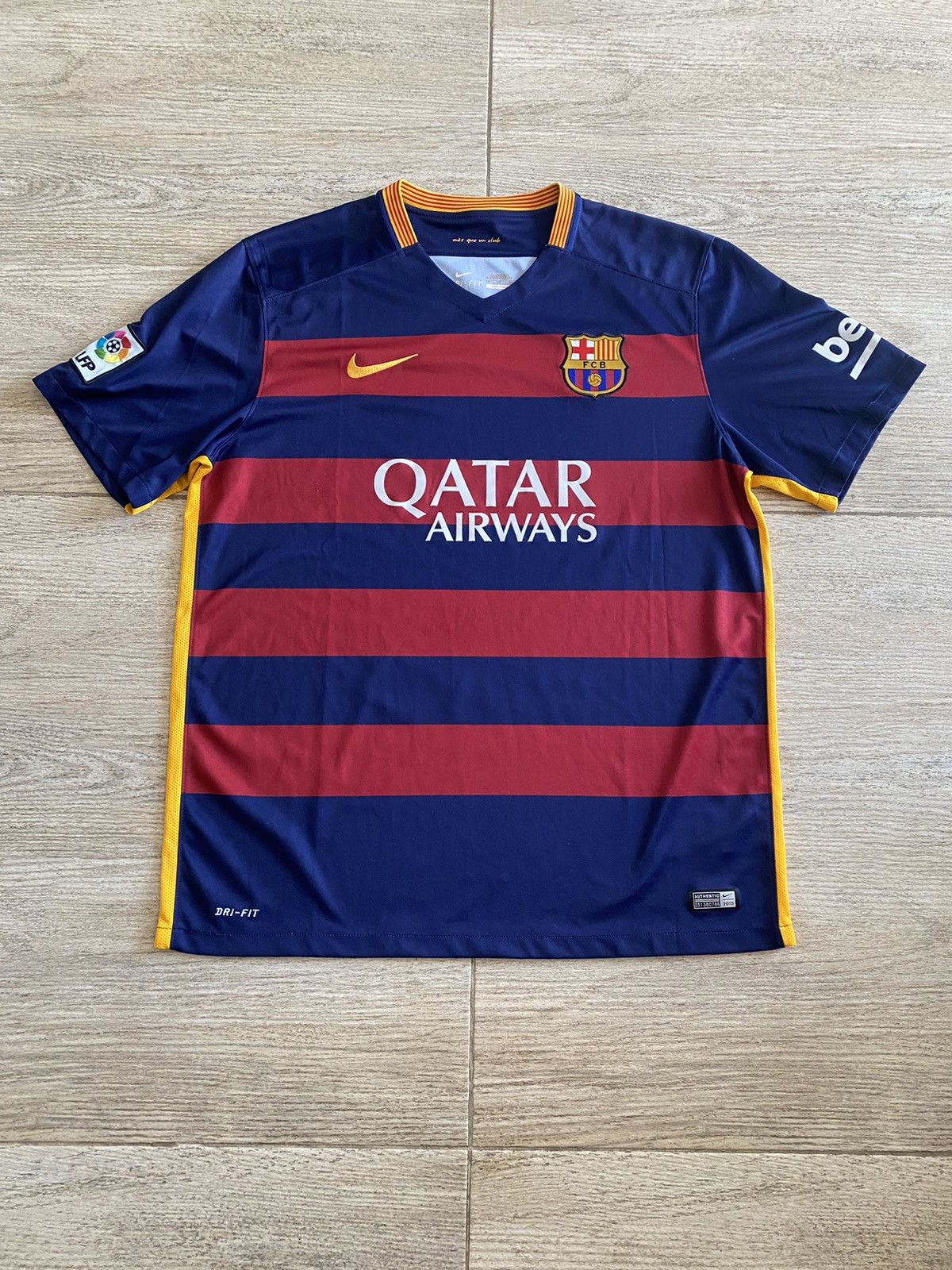 Nike Nike Barcelona 2015/2016 Home Kit Soccer Jersey Blokecore Size US XL / EU 56 / 4 - 1 Thumbnail