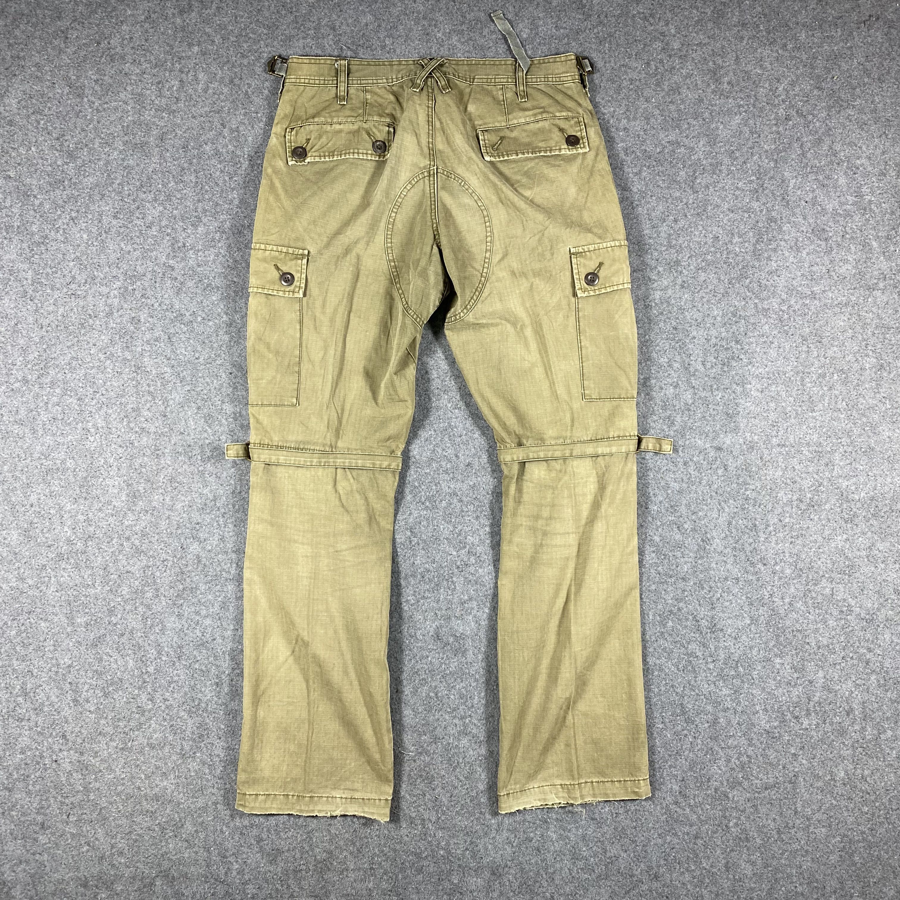 Japanese Brand Disciple Motocyclist Multipocket Tactical Cargo Pants Size US 30 / EU 46 - 9 Thumbnail