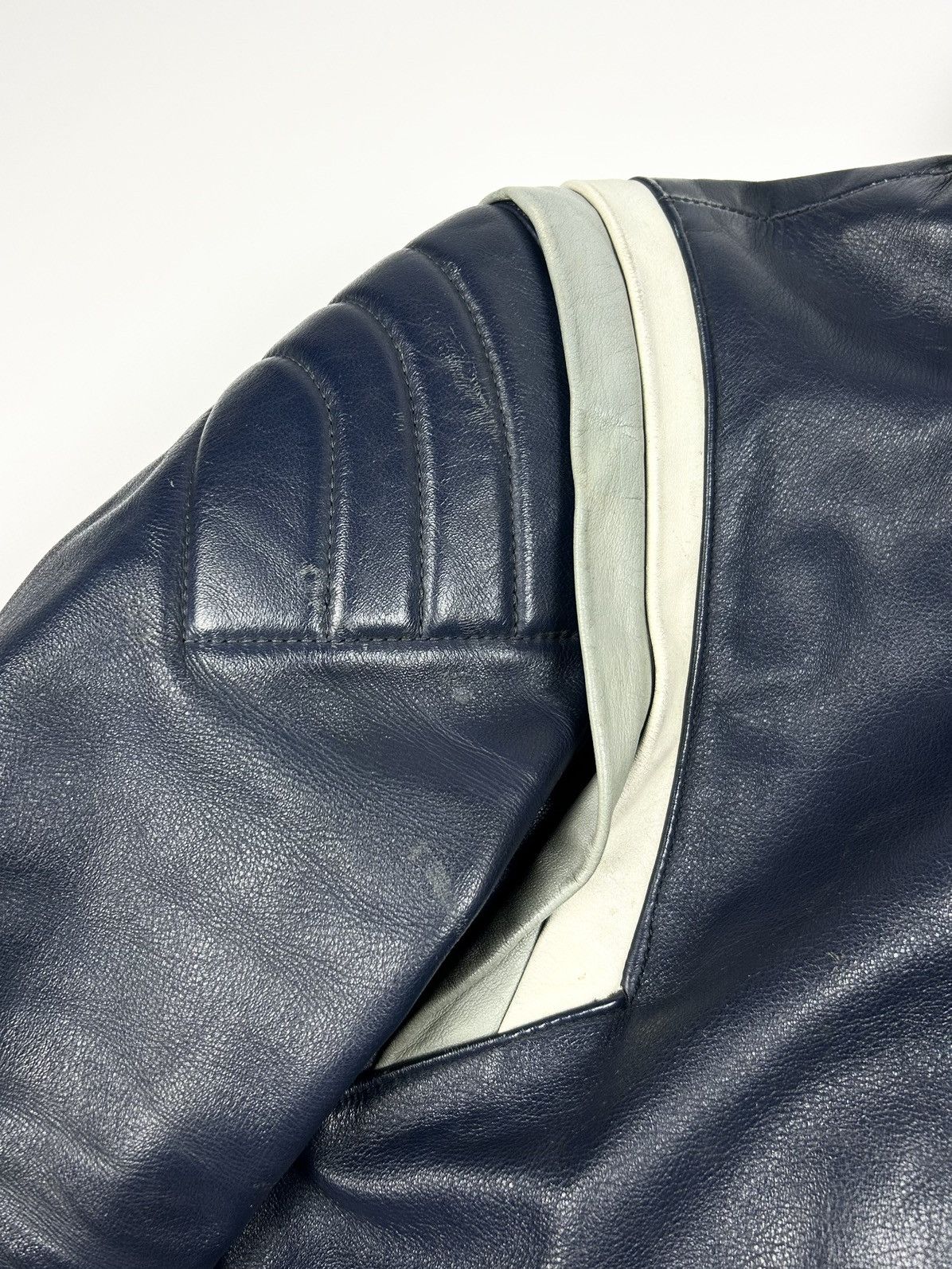 Vintage Rare Vintage 80s Harro Racing Leather Jacket Avantgarde Size US L / EU 52-54 / 3 - 18 Thumbnail
