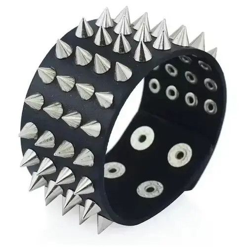 Other Spike Strap Bracelet Gothic Demon Soul Horror Jewelry Size ONE SIZE - 2 Thumbnail