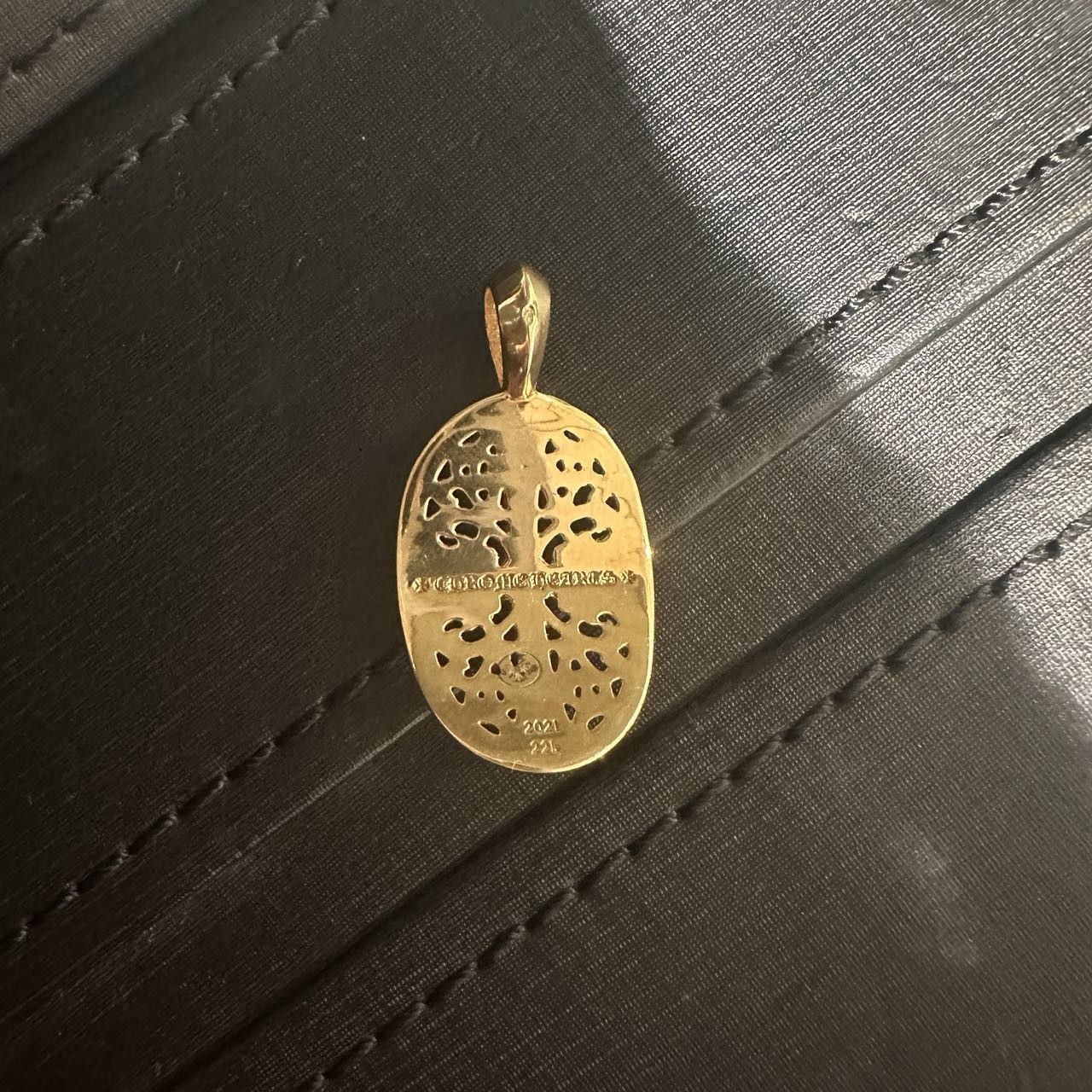 Chrome Hearts Chrome Hearts 22K Gold Diamonds Keeper Cross Necklace Charm Size ONE SIZE - 6 Thumbnail