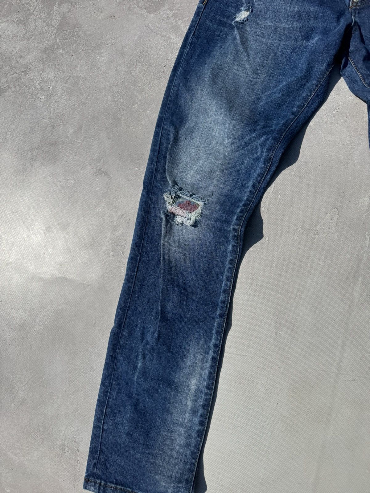 Dsquared2 Dsquared2 Distressed Effect Y2k Slim Fit Men's Jeans Size US 32 / EU 48 - 5 Thumbnail