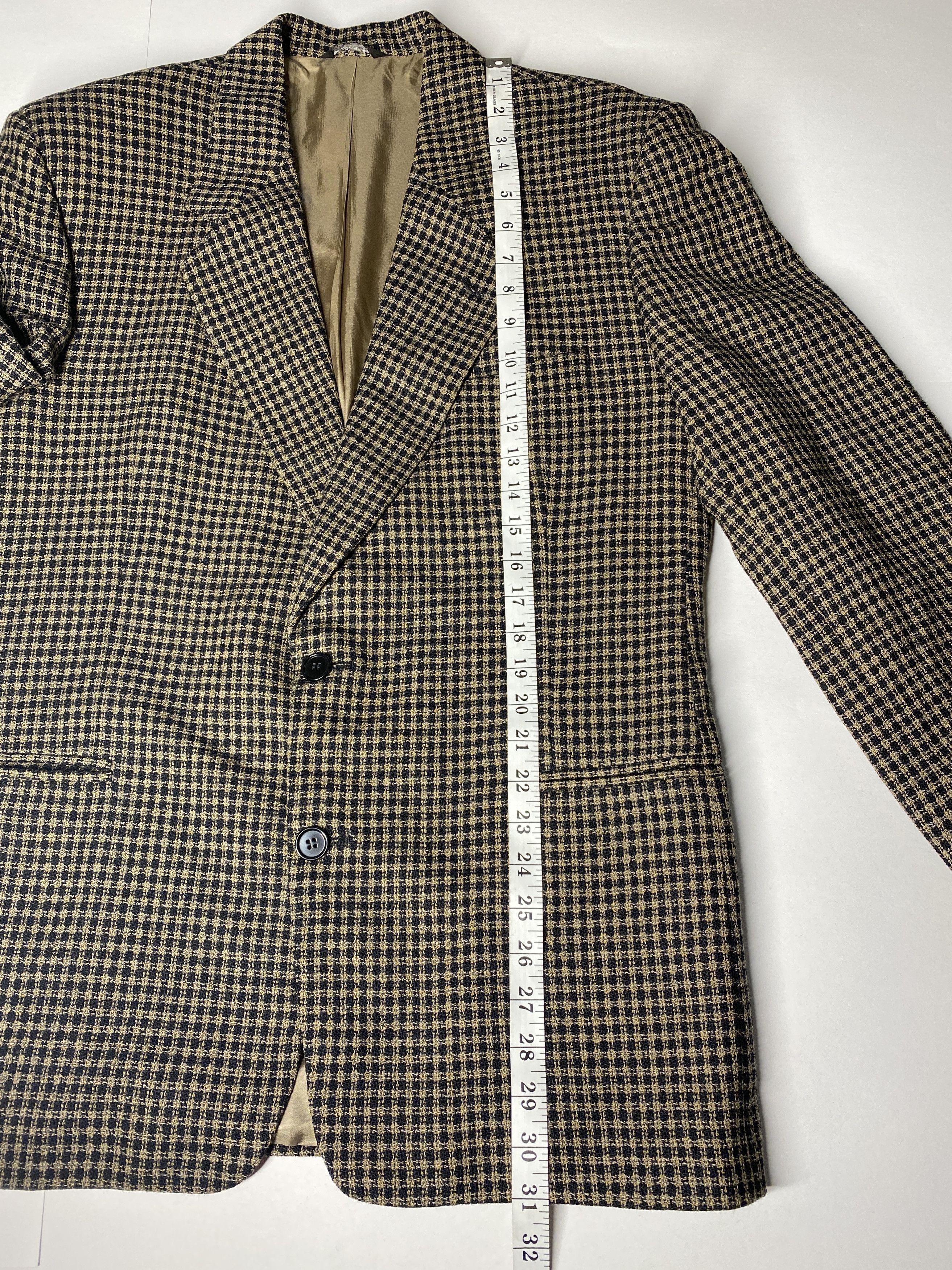 Vintage Vintage Checkered Jacket Chest 43" Sport Coat Plaid Jacket Size US L / EU 52-54 / 3 - 7 Thumbnail
