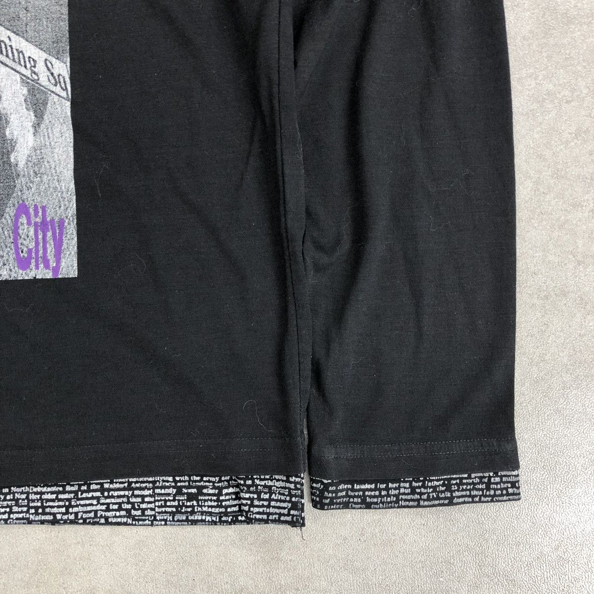 If Six Was Nine × Japanese Brand × Le Grande Bleu (L.G.B.) 2000s Japanese Double Layers Poem Gothic Punk Fur Zip Hoodie Size US L / EU 52-54 / 3 - 11 Thumbnail