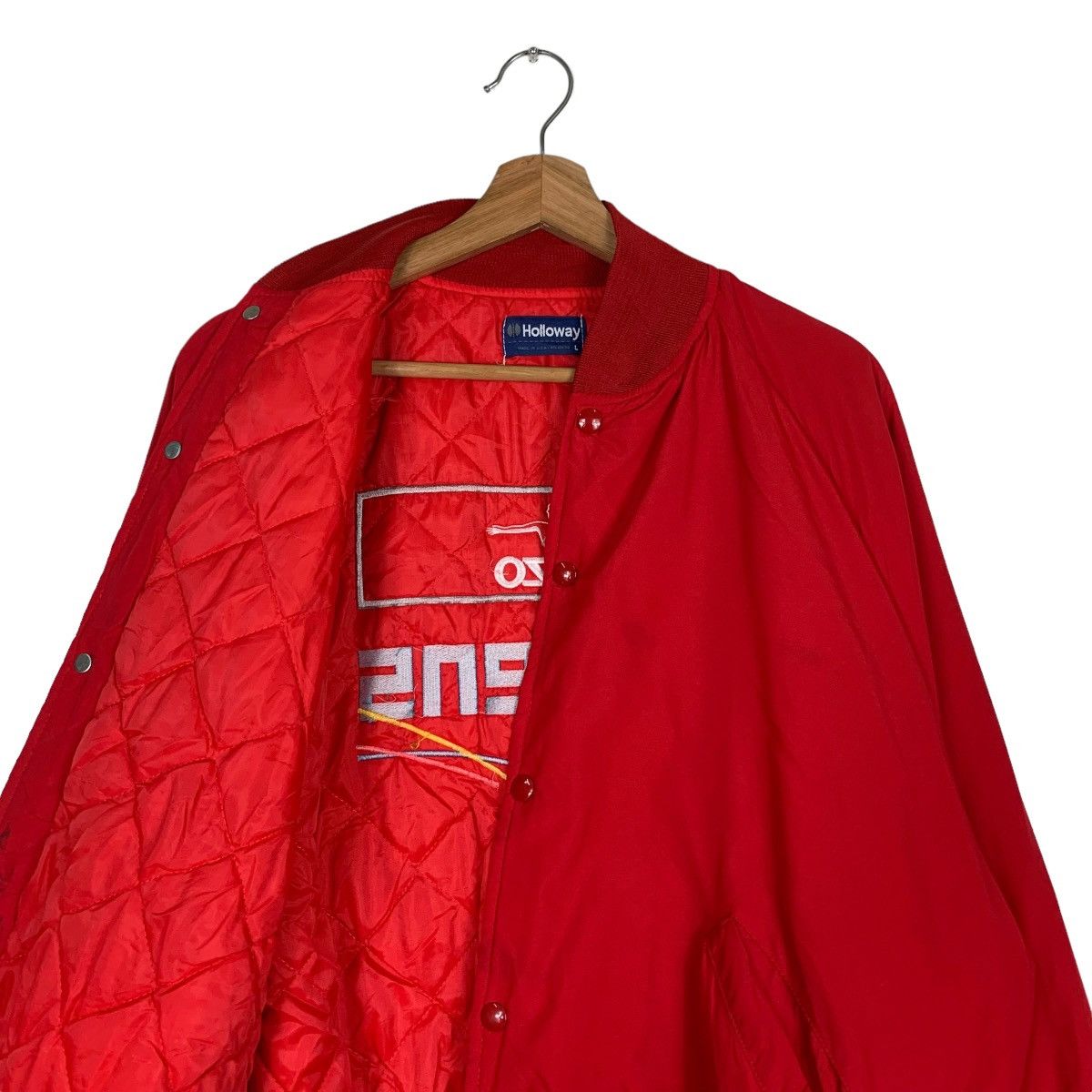 Holloway 90's HOLLOWAY Akzo Sikkens Big Logo Coach Jacket #0247-C11 Size US L / EU 52-54 / 3 - 12 Thumbnail