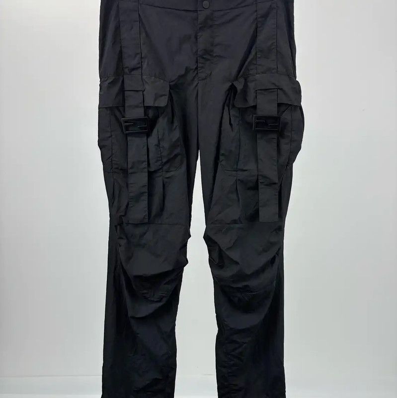 Fendi FENDI Black Casual Pants for Men Size L 0089 Size US 44 / EU 60 - 1 Thumbnail