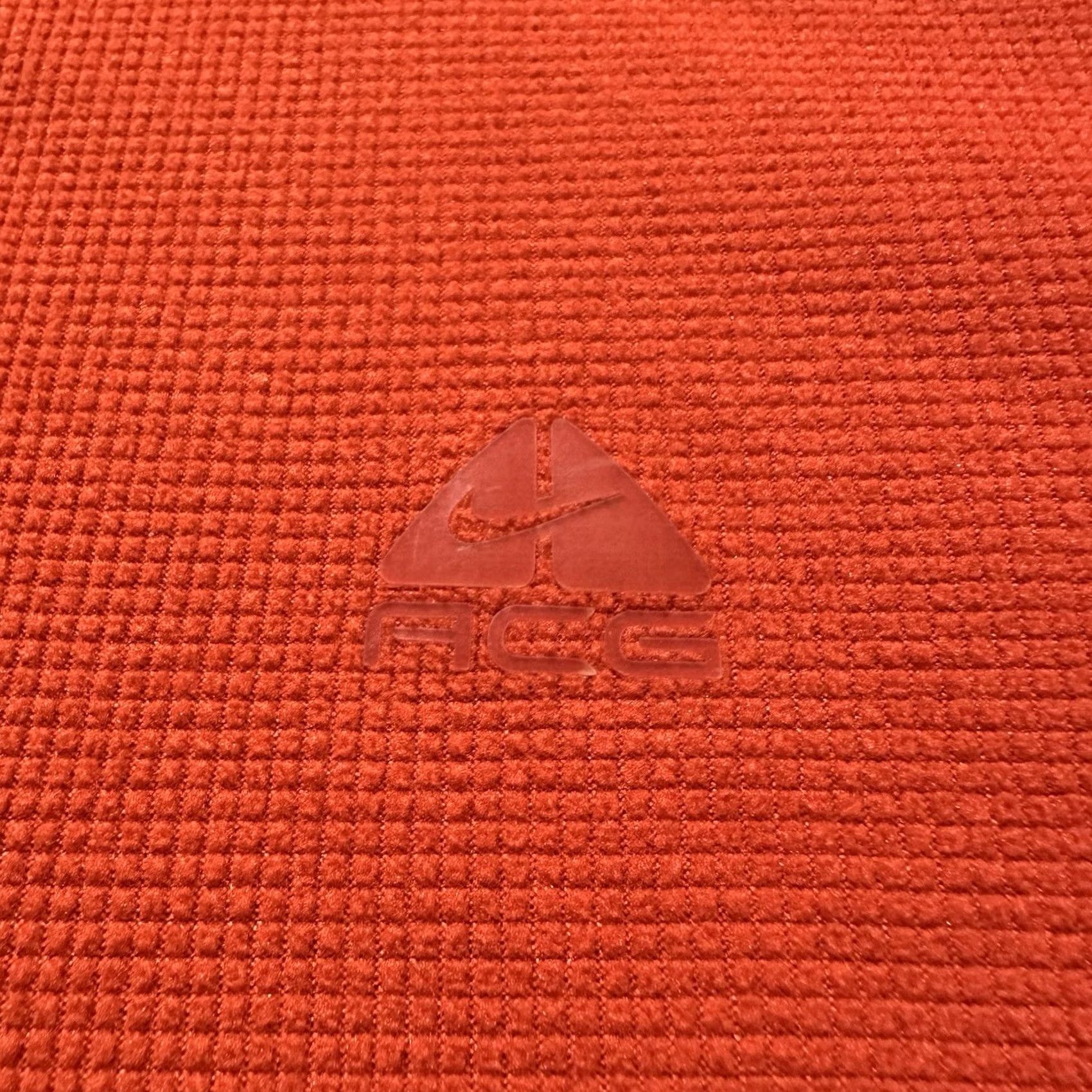 Nike Nike ACG Pullover Mens XL Orange Quarter Zip Thermal Long Sleeve Base Layer EUC Size US XL / EU 56 / 4 - 4 Thumbnail