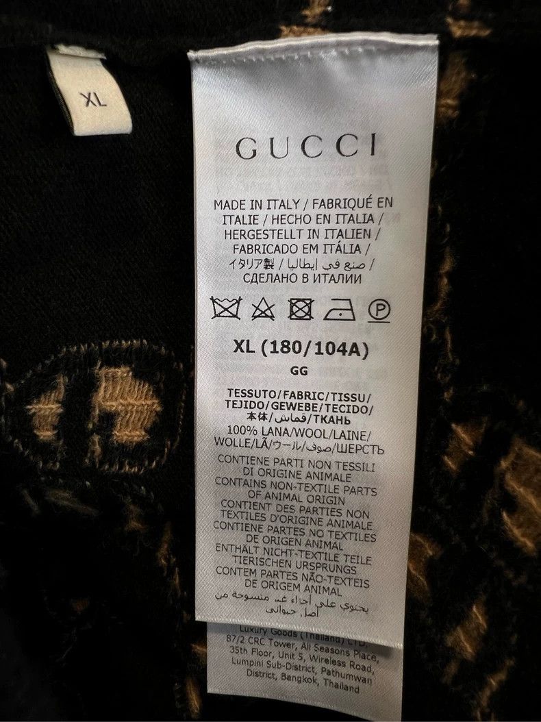 Gucci Gucci New old flower full LOGO sweater cardigan 2503-Nextar Size US XL / EU 56 / 4 - 5 Thumbnail