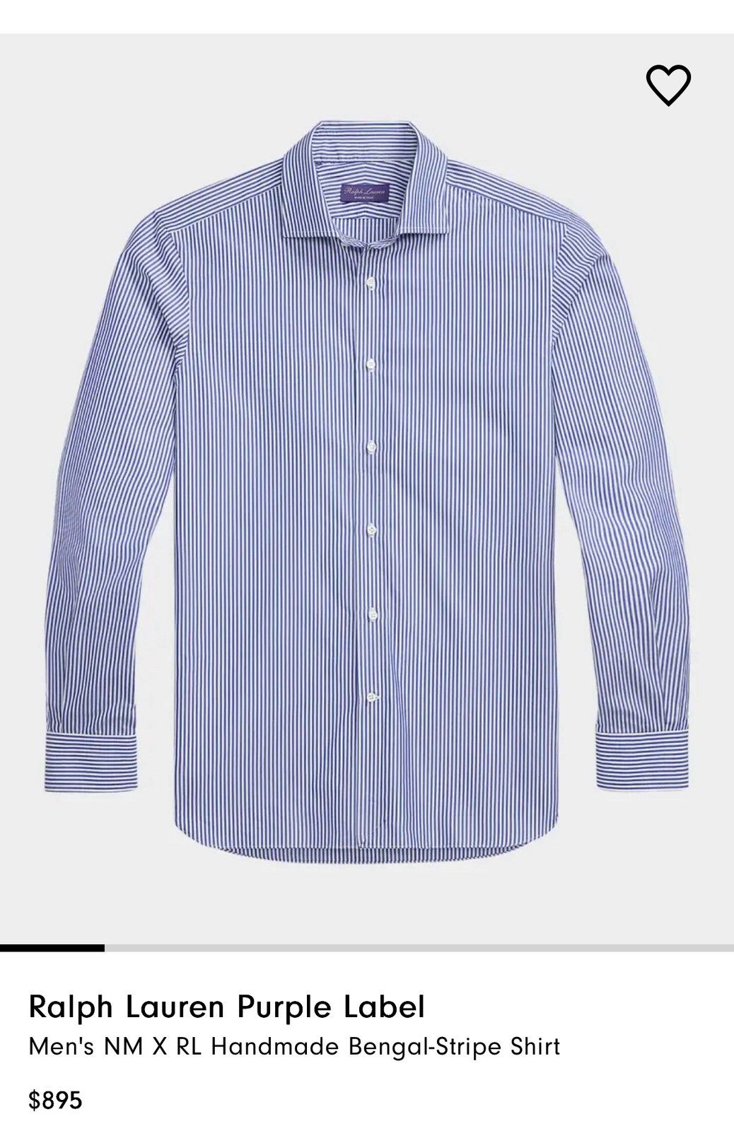 Ralph Lauren Purple Label Blue and White ralph lauren purple label Size US M / EU 48-50 / 2 - 1 Thumbnail