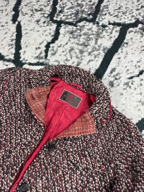 Etro Etro coat jacket burgundy purple 44 L wool Size L / US 10 / IT 46 - 3 Thumbnail