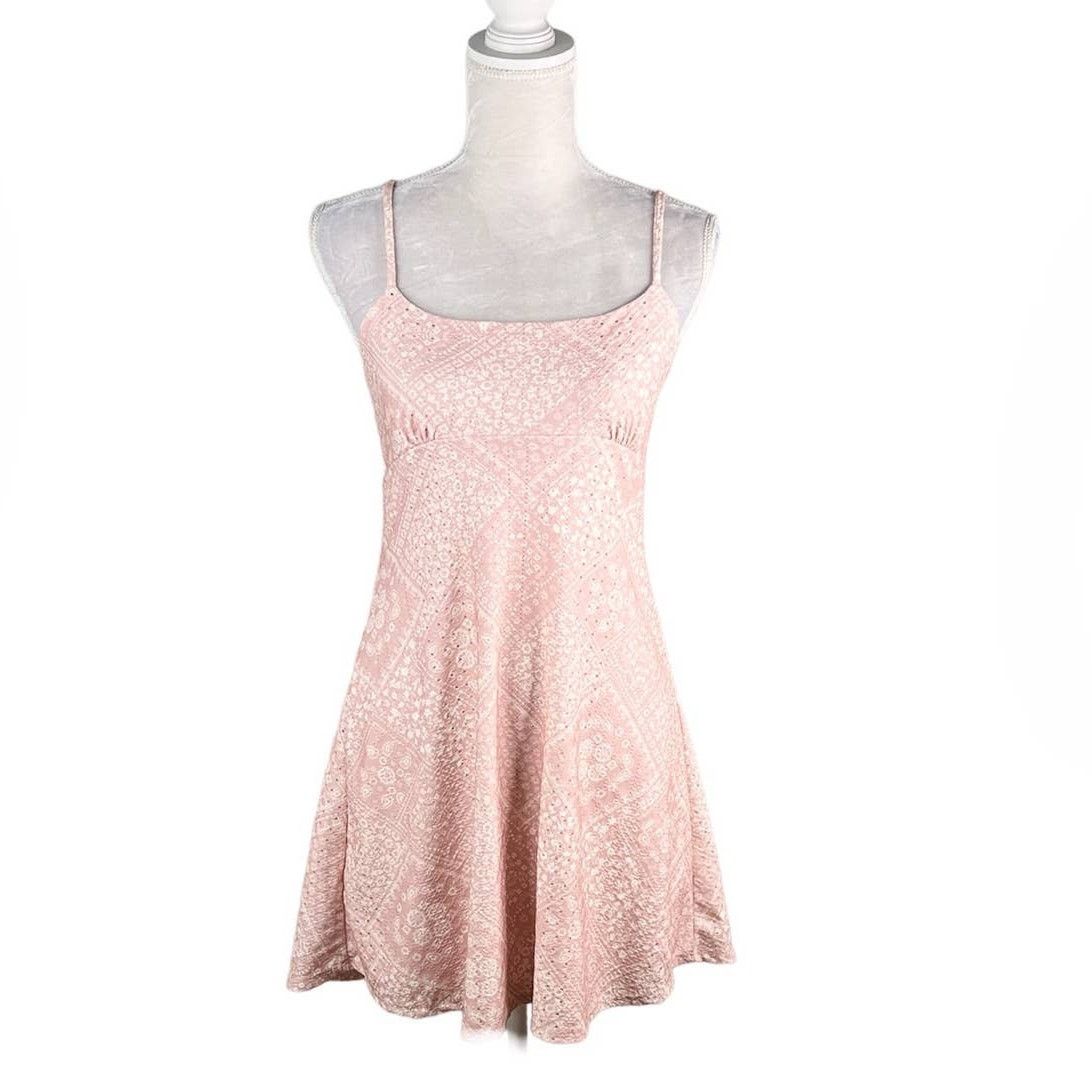 Other Altar'd State Dress M Pink Cream Adjustable Straps Mini Size M / US 6-8 / IT 42-44 - 10 Thumbnail
