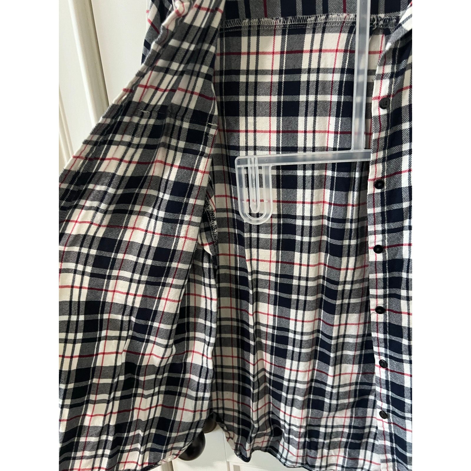 Gap GAP Women's Button Down Long Sleeve Boyfriend Flannel Shirt Size S / US 4 / IT 40 - 7 Thumbnail