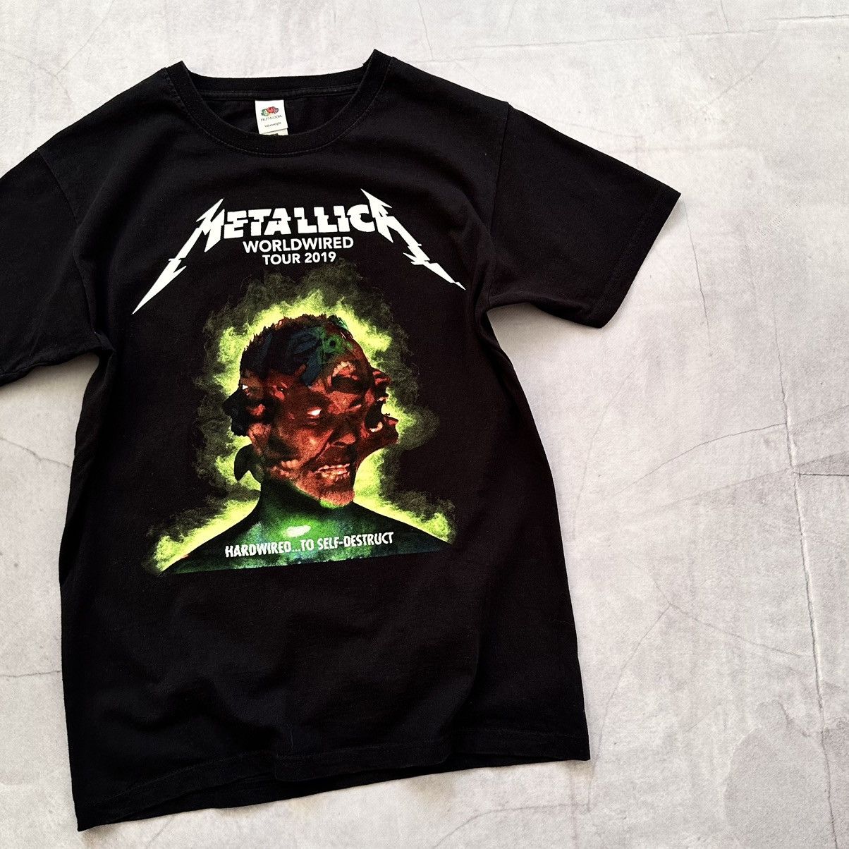 Vintage 2019 Metallica Worldwired Tour Hardwired T Shirt Size US S / EU 44-46 / 1 - 2 Thumbnail