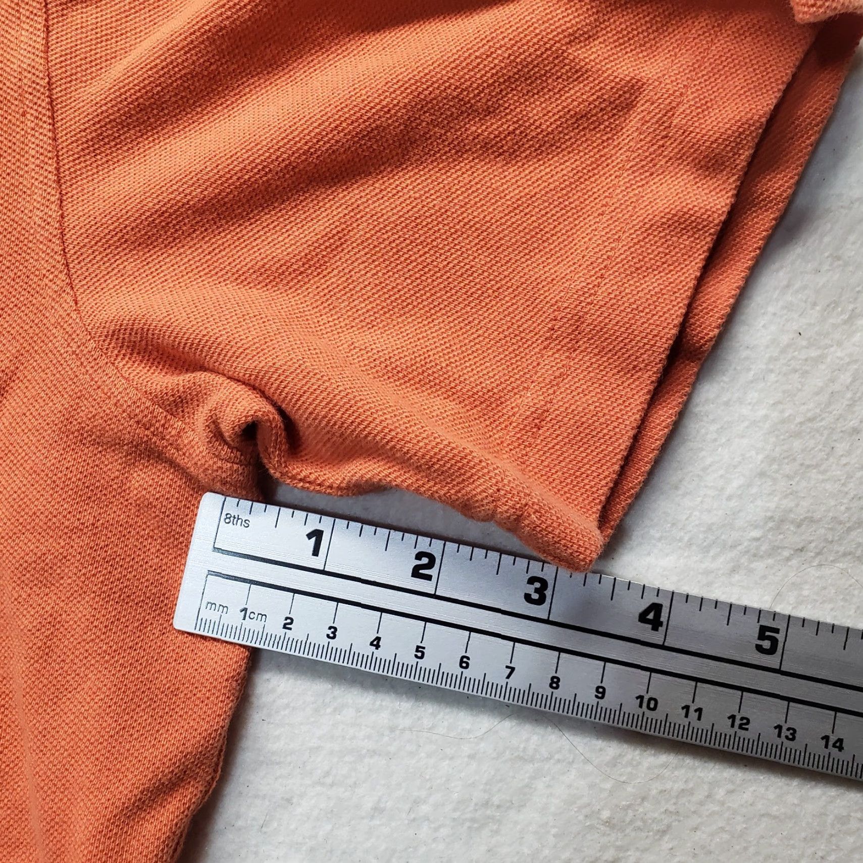 Levi's Levi's Shirt Polo Golf Casual Solid Orange XL Men Short Sleeve Pocket Button Collar Knit Cotton Blend Size US XL / EU 56 / 4 - 5 Thumbnail