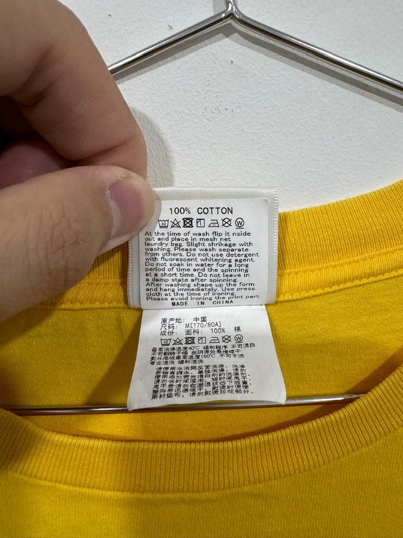Bape Bape Yellow Tee Size US M / EU 48-50 / 2 - 8 Thumbnail