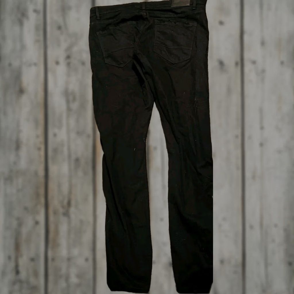 Jordan Craig Jordan Craig Jeans Slim Fit Mens 38x34 Distressed Black Rhinestone Destroyed Denim Slim Fit Regular Men’s Size US 38 / EU 54 - 1 Thumbnail