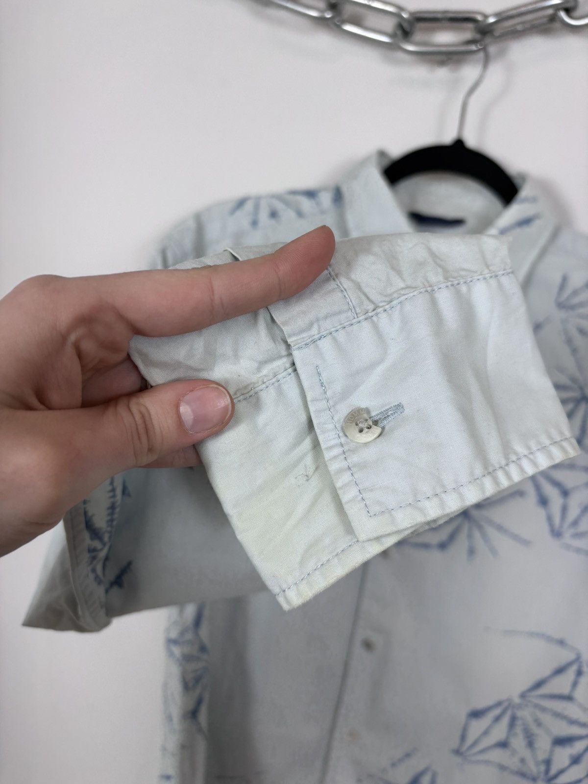Kenzo Kenzo Homme Vintage Men’s Ice Web Print Long Sleeve Shirt Size US XL / EU 56 / 4 - 12 Thumbnail