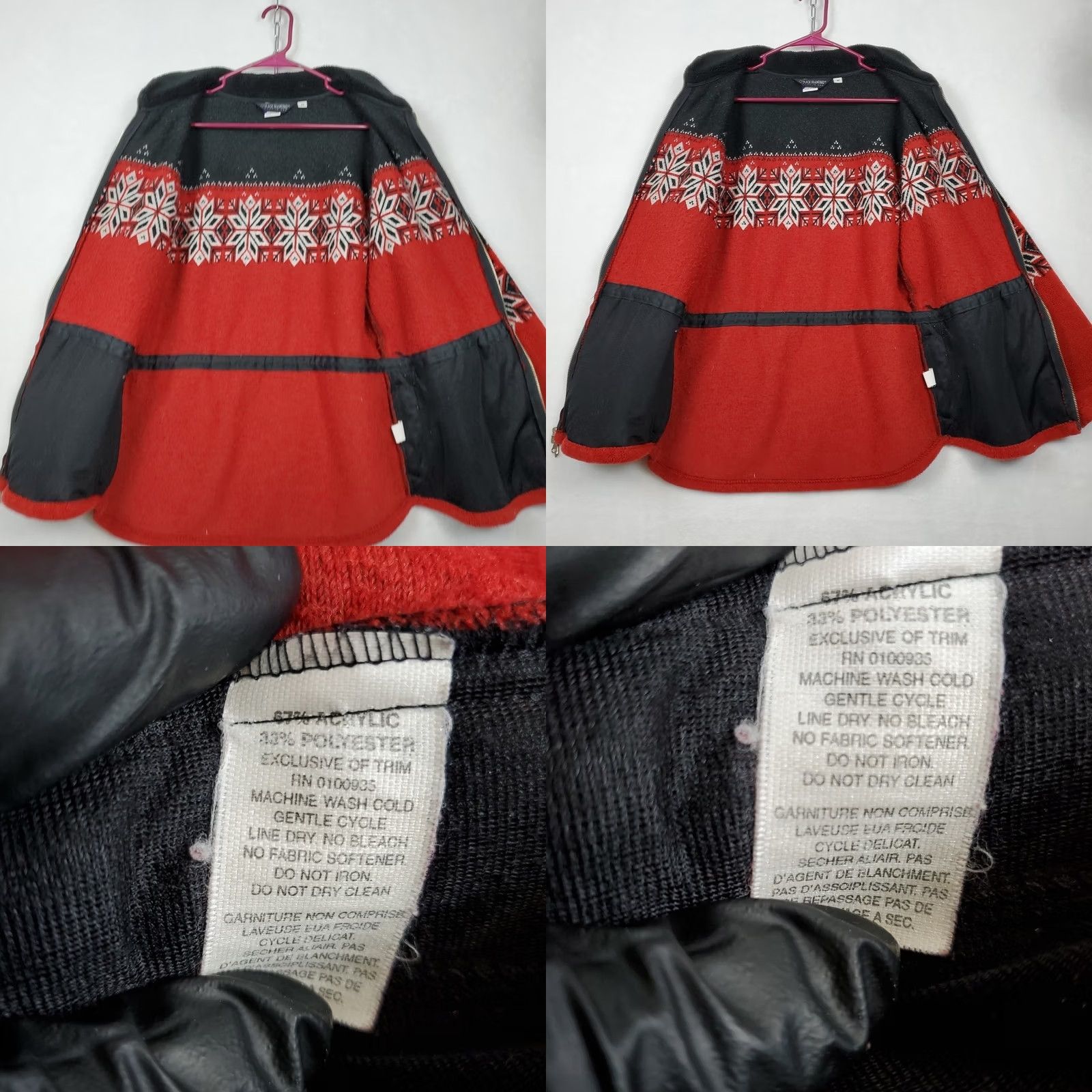 Black Diamond VINTAGE Black Diamond Full Zip Fuzzy Fleece Nordic Fair Isle Ski Jacket Mens M Size US M / EU 48-50 / 2 - 11 Thumbnail