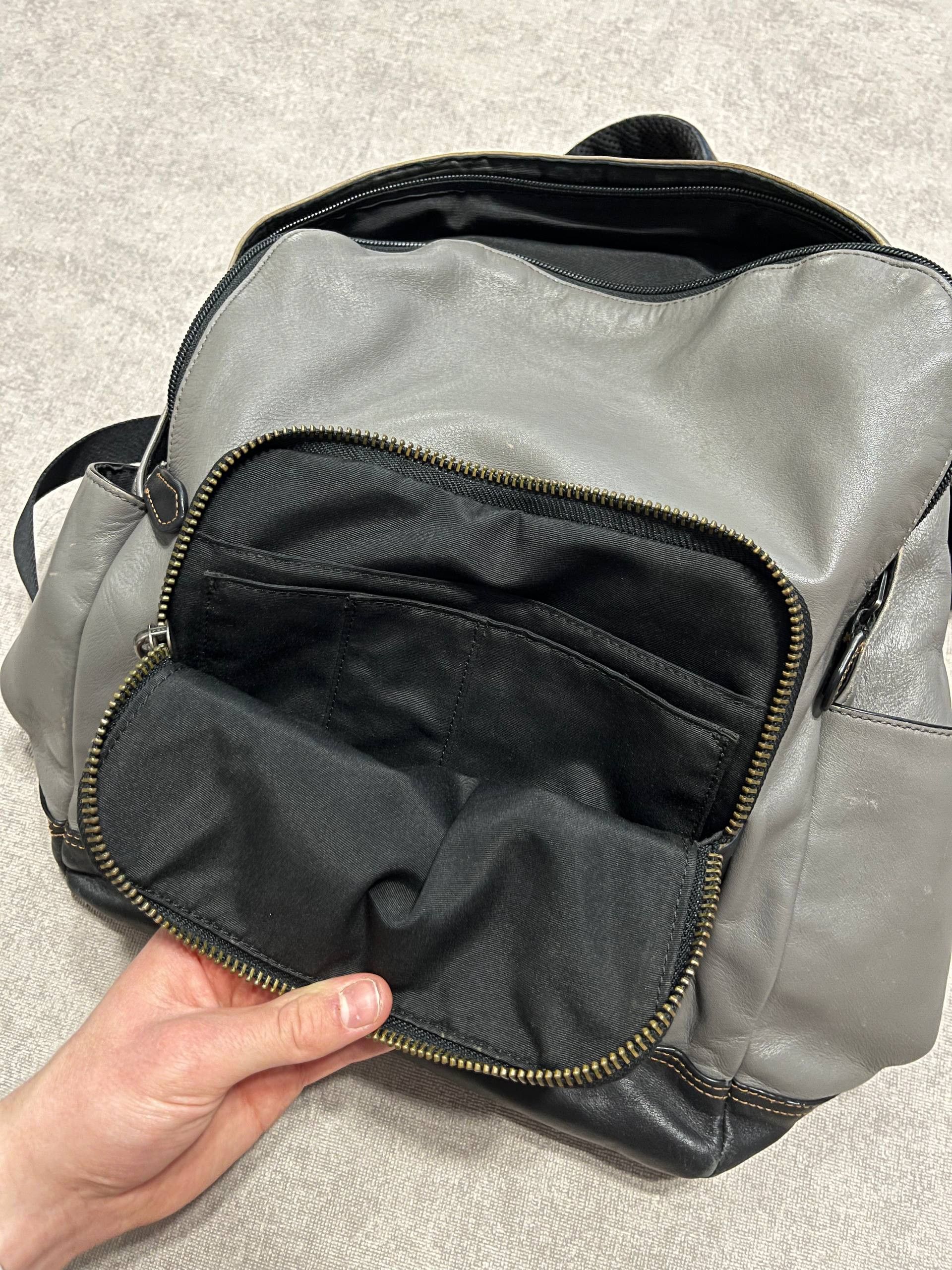 Coach Rare Coach Leather Back Pack Bag Mens Black Vintage Luxury Size ONE SIZE - 18 Thumbnail