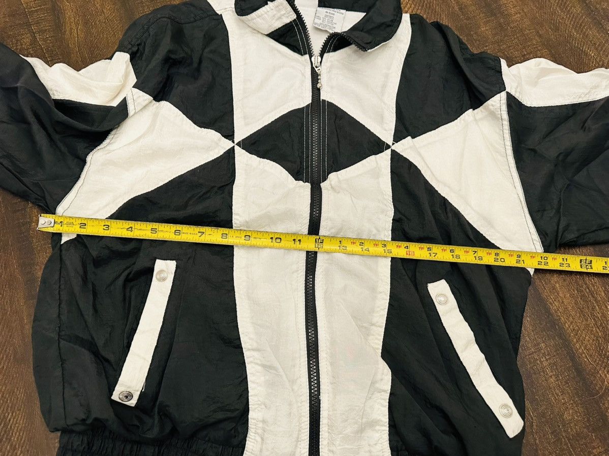 Athletic Works VTG 80s Men’s Windbreaker Geometric Black/White Pattern-Med Size US M / EU 48-50 / 2 - 6 Thumbnail