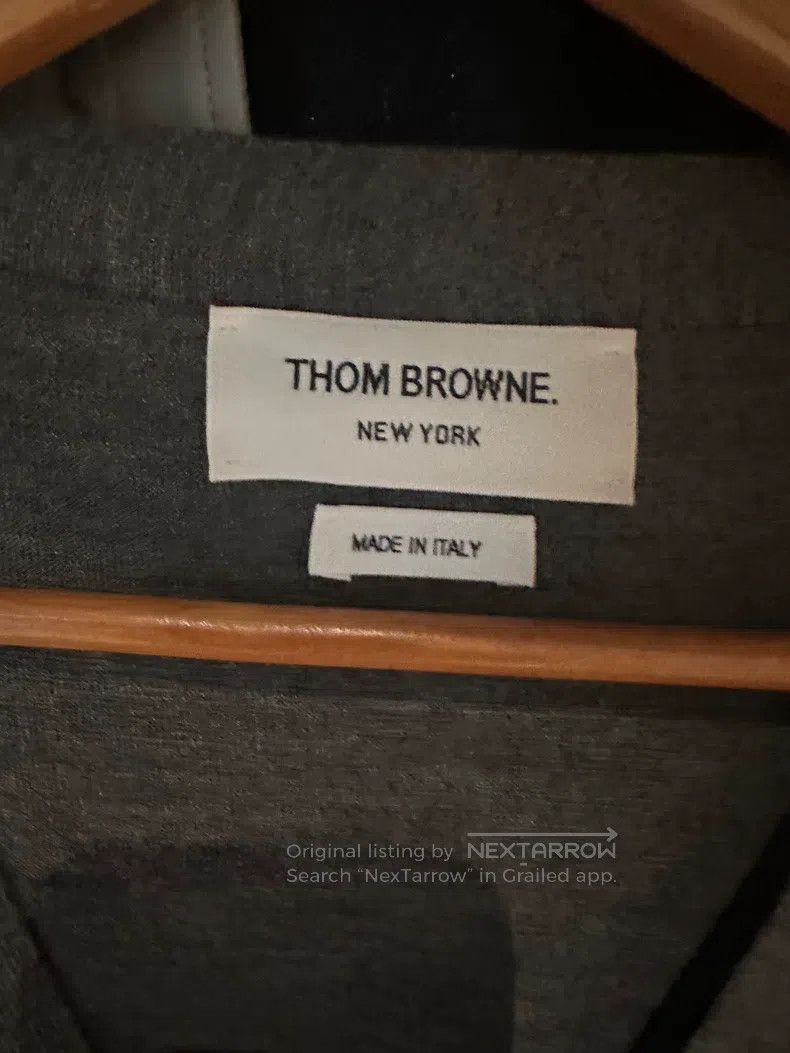 Thom Browne Thom Browne Gray wool sweater Size US S / EU 44-46 / 1 - 4 Thumbnail