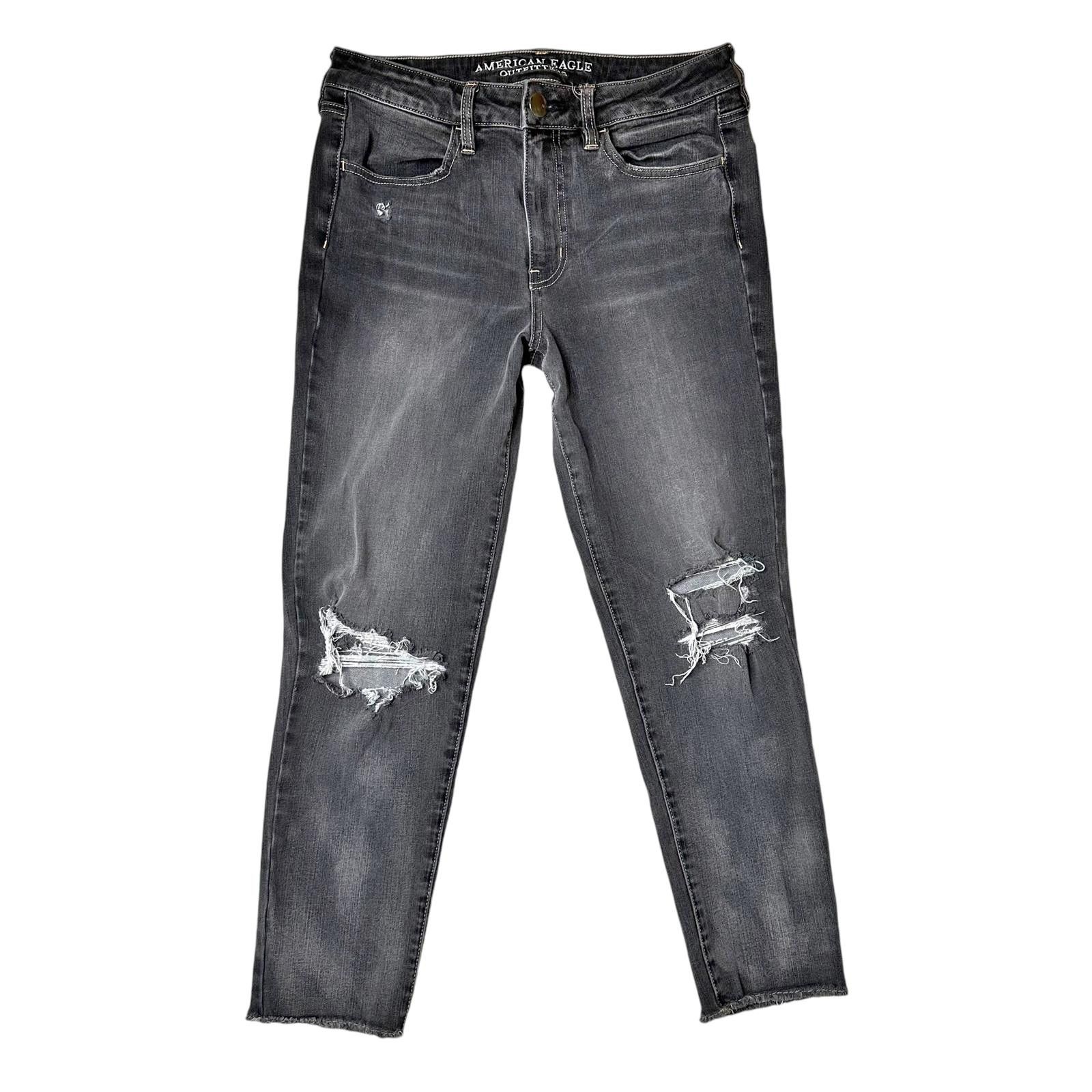 American Eagle Outfitters American Eagle High-Rise Jegging Crop Jeans Women’s 8 Size 30" / US 8 / IT 44 - 1 Thumbnail