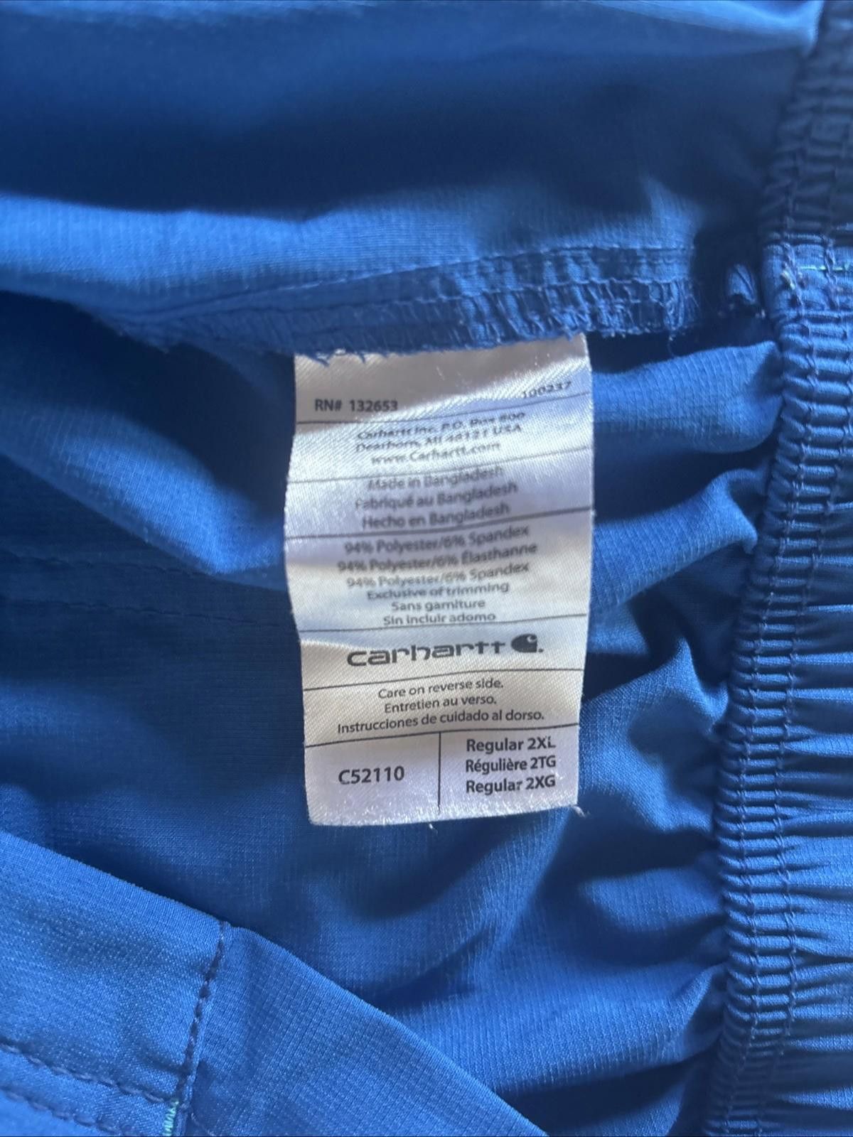 Carhartt Carhartt Women’s Force Blue Scrub Pants size 2XL Size ONE SIZE - 5 Thumbnail