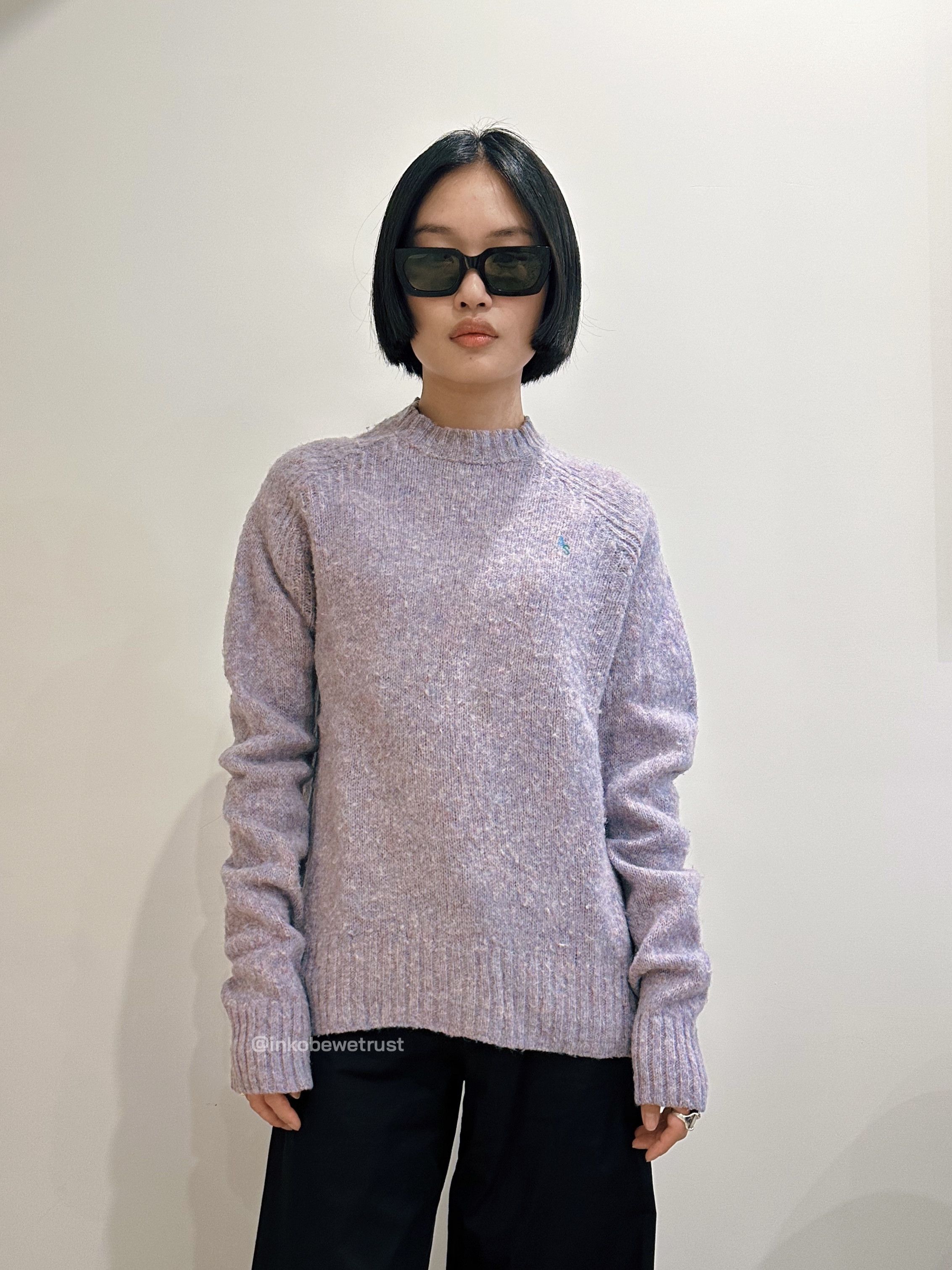Acne Studios Brushed Shetland Wool Sweater -Thistle Purple Size US L / EU 52-54 / 3 - 2 Thumbnail
