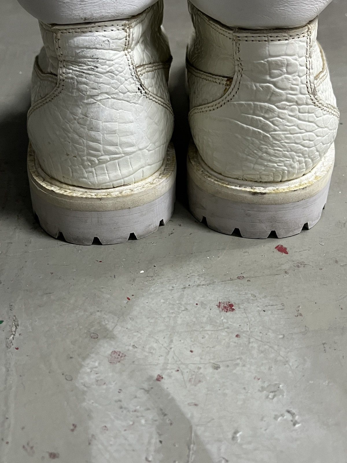 14th Addiction Juvenile Delinquent Balenciaga Style Crocodile Leather Boots Size US 9.5 / EU 42-43 - 9 Thumbnail