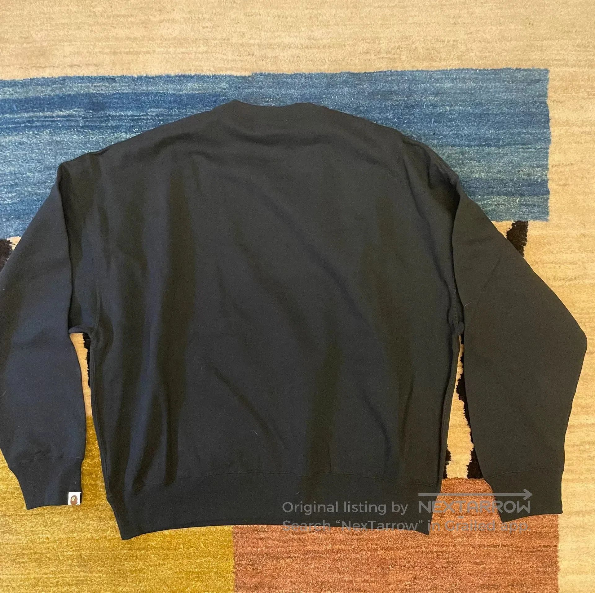 Bape Bape Rainbow Embroidered Crewneck Sweatshirt. Size US XL / EU 56 / 4 - 4 Thumbnail