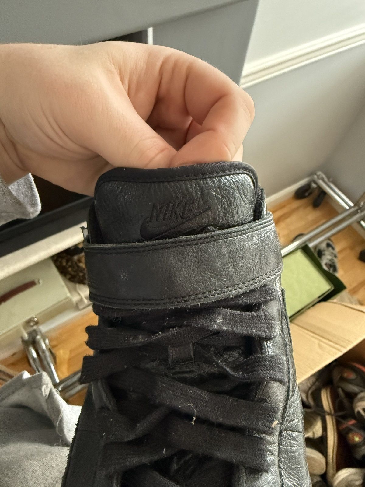 Nike Nike Blazer Mid Belted Black 2010 Size US 9.5 / EU 42-43 - 6 Thumbnail