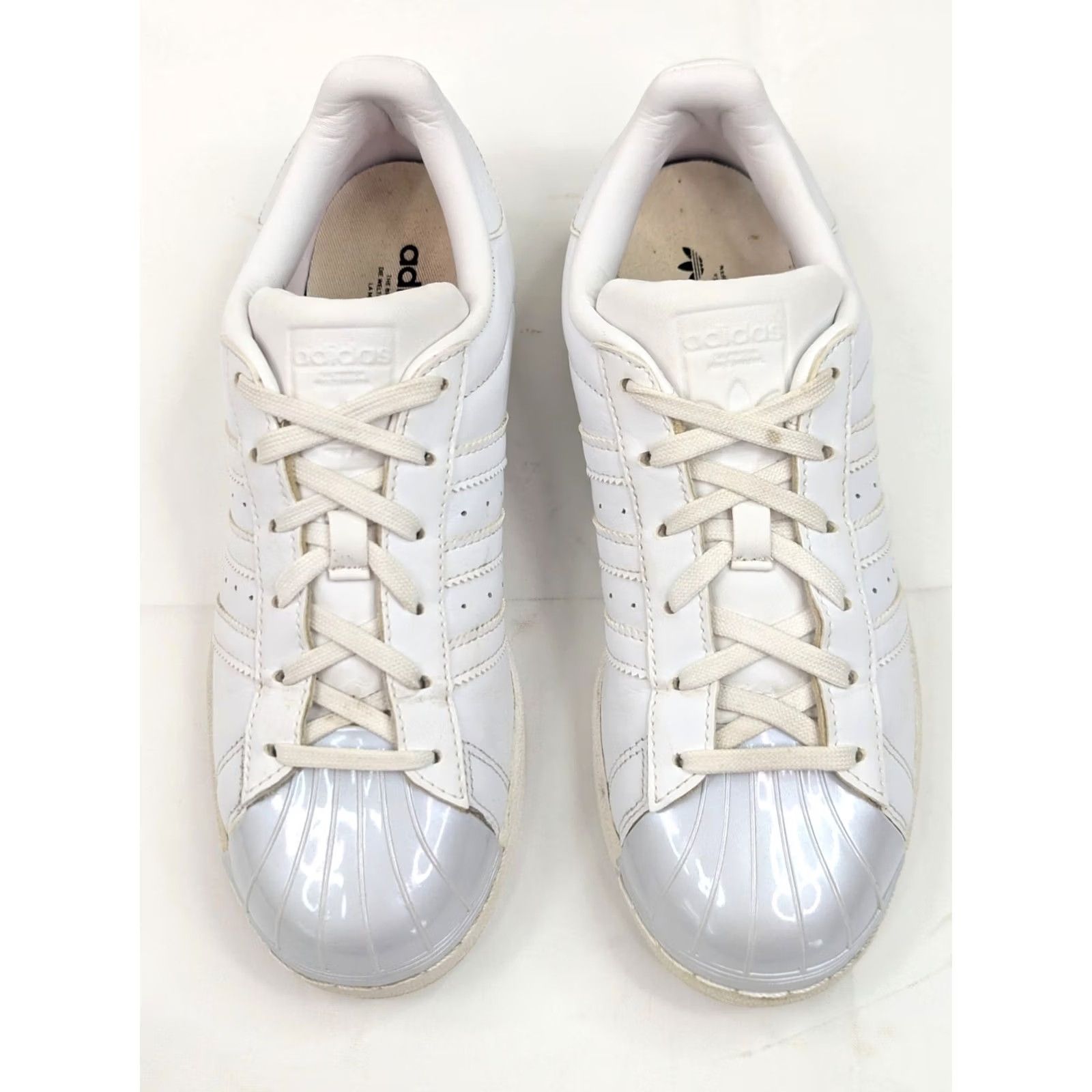 Adidas Adidas Originals Classics White Pearl Gloss Toe Cap Women 6.5 BB0683 All Over Size ONE SIZE - 3 Thumbnail