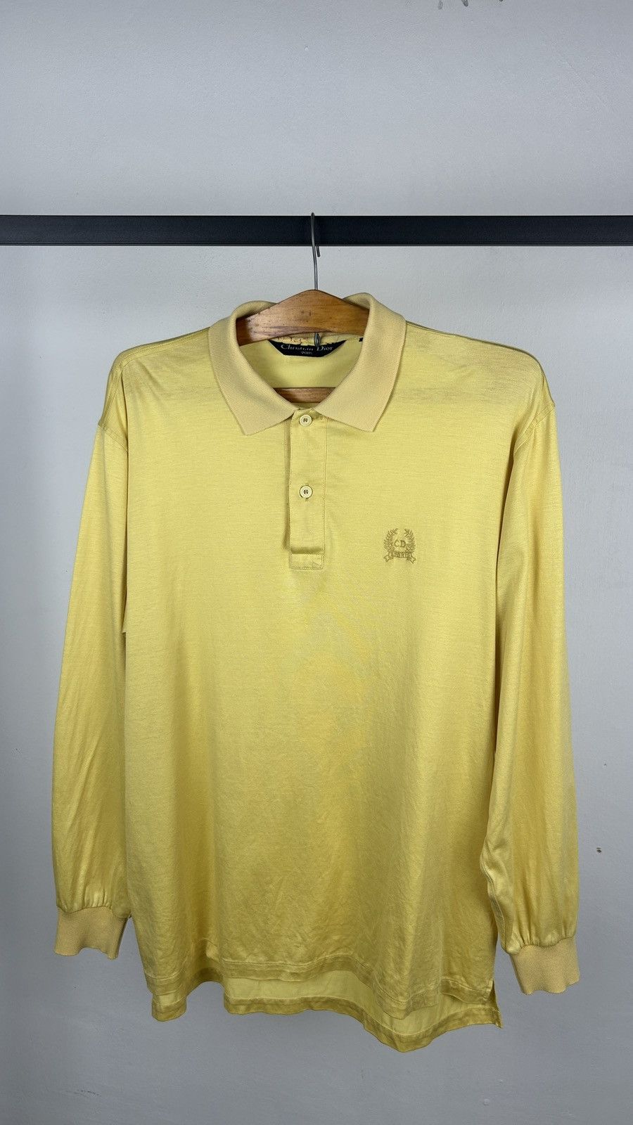 Christian Dior Monsieur × Vintage 1990s Christian Dior Sports - Longsleeve Size US L / EU 52-54 / 3 - 7 Thumbnail