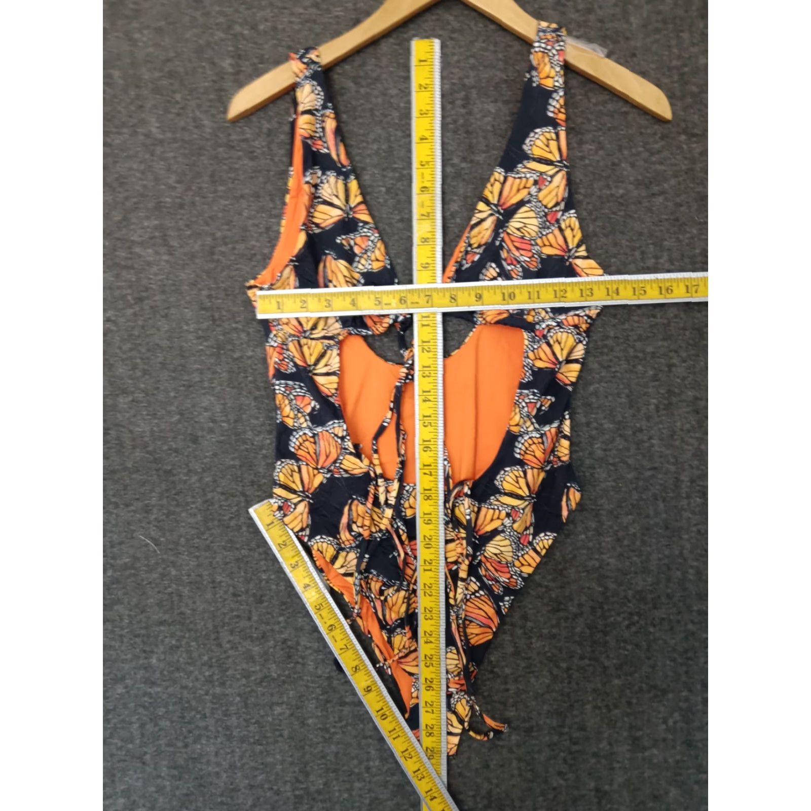 Triangl Toluca One Piece Swimsuit Multicolor Ladies M Triangle Waist Wrap Open Tummy Size ONE SIZE - 4 Thumbnail
