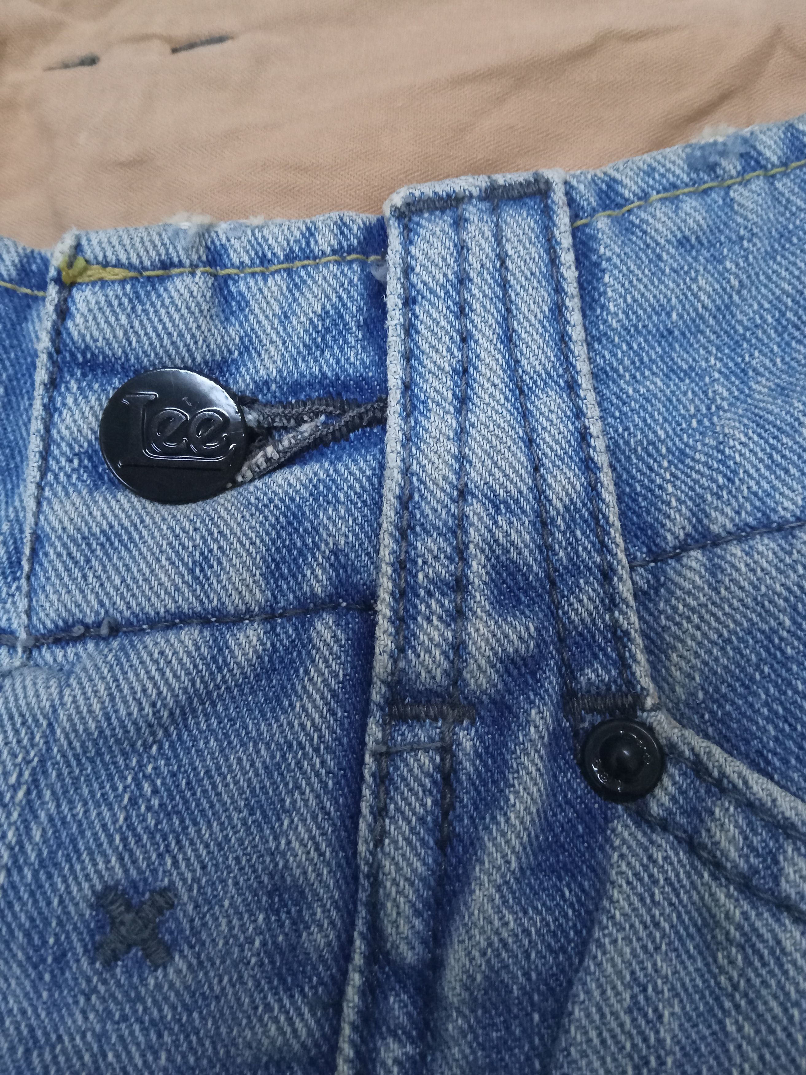 Lee Lee Rare Design Jeans Size 33" - 6 Thumbnail