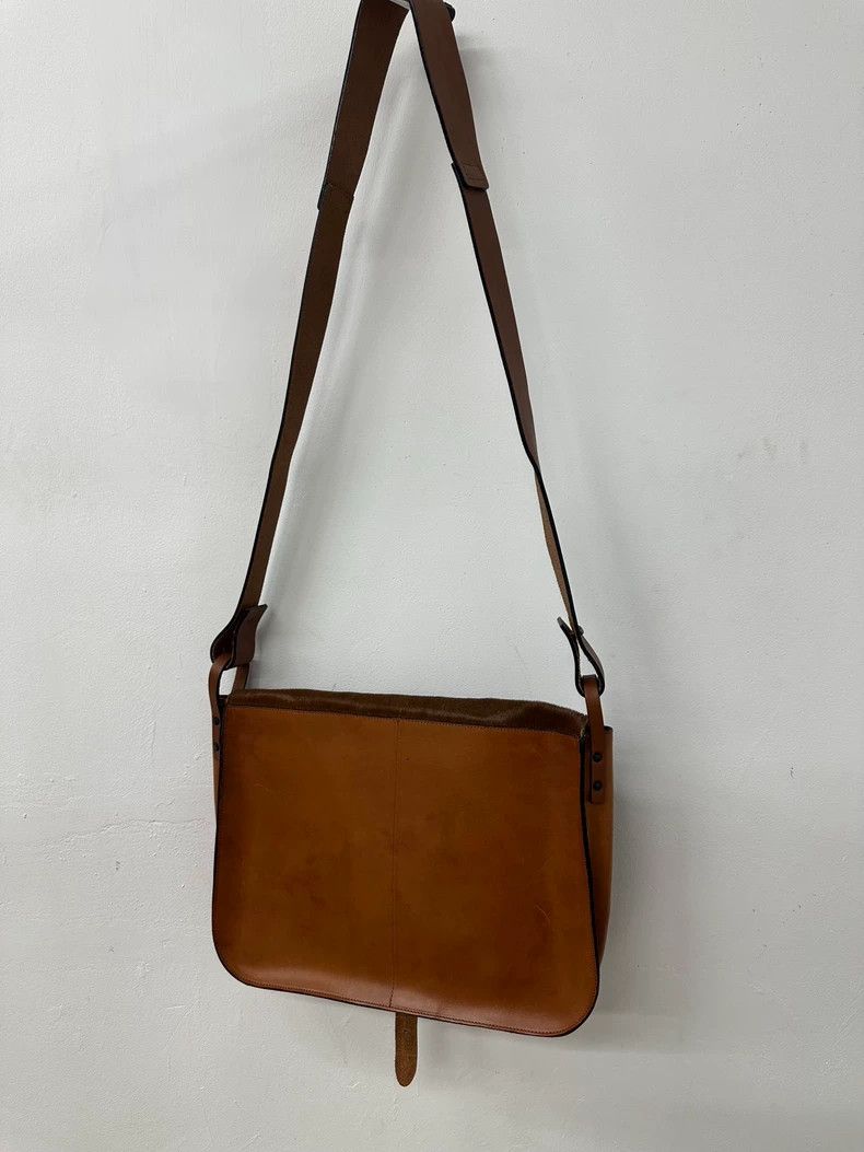Dries Van Noten Dries van noten Horse hair leather briefcase cross body bag Size ONE SIZE - 3 Thumbnail