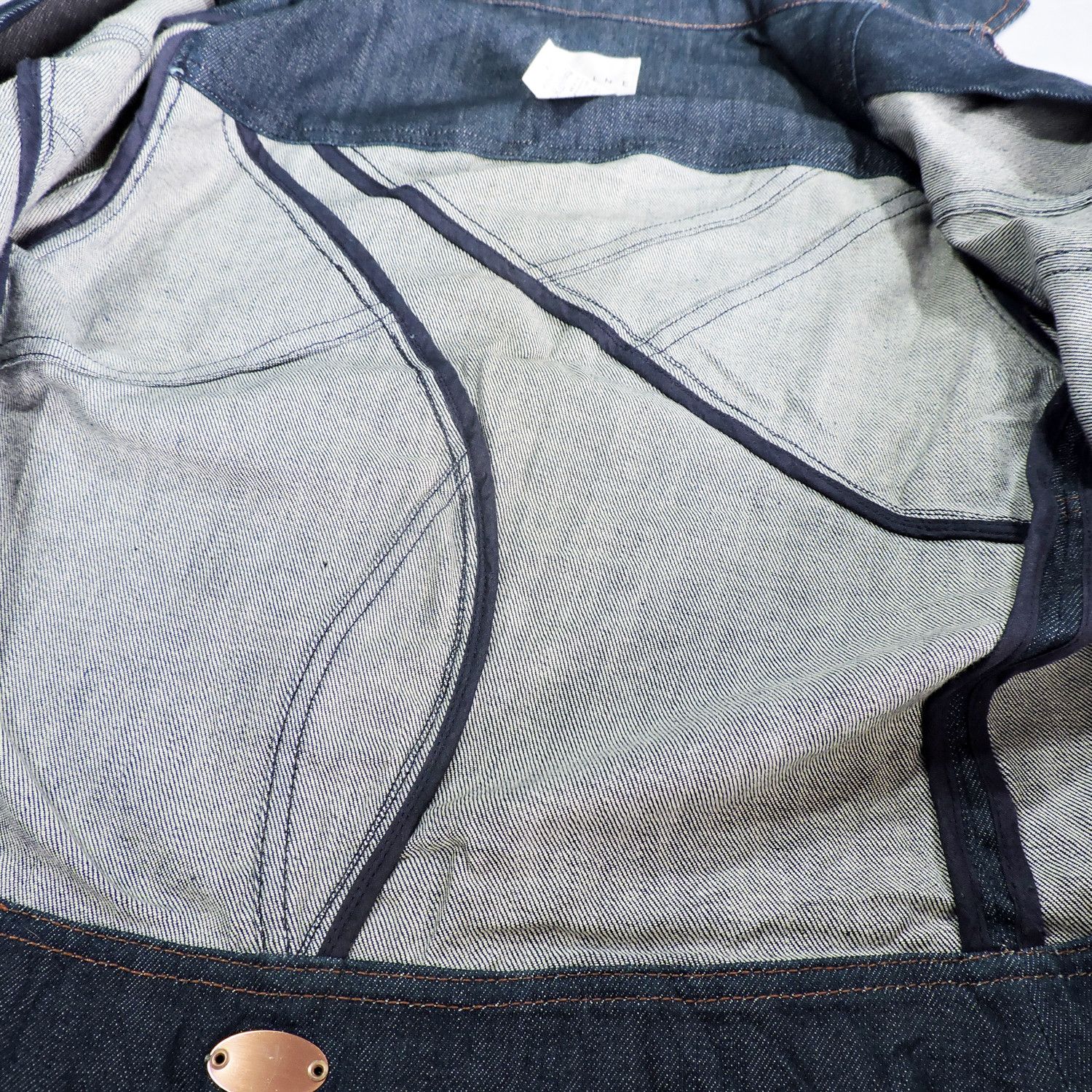 Celine CELINE INDIGO TRIOMPHE DOUBLE ZIP DENIM JACKET Size XS / US 0-2 / IT 36-38 - 6 Thumbnail