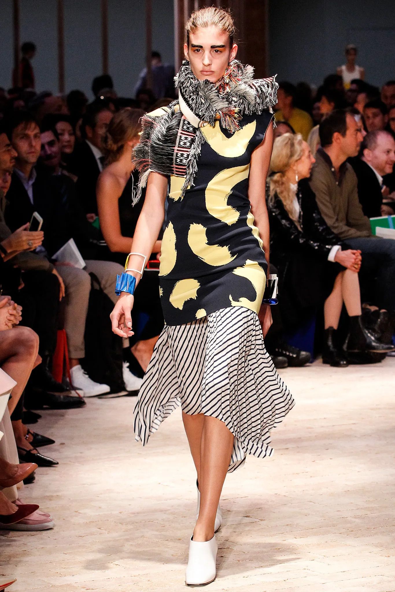 Celine Phoebe Philo Spring 2014 Brushstroke Dress Size M / US 6-8 / IT 42-44 - 1 Thumbnail