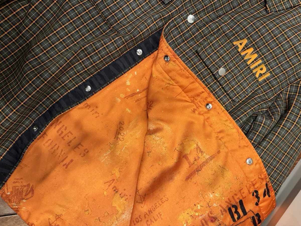 Amiri Amiri Jacket with Orange Print Size US S / EU 44-46 / 1 - 5 Thumbnail