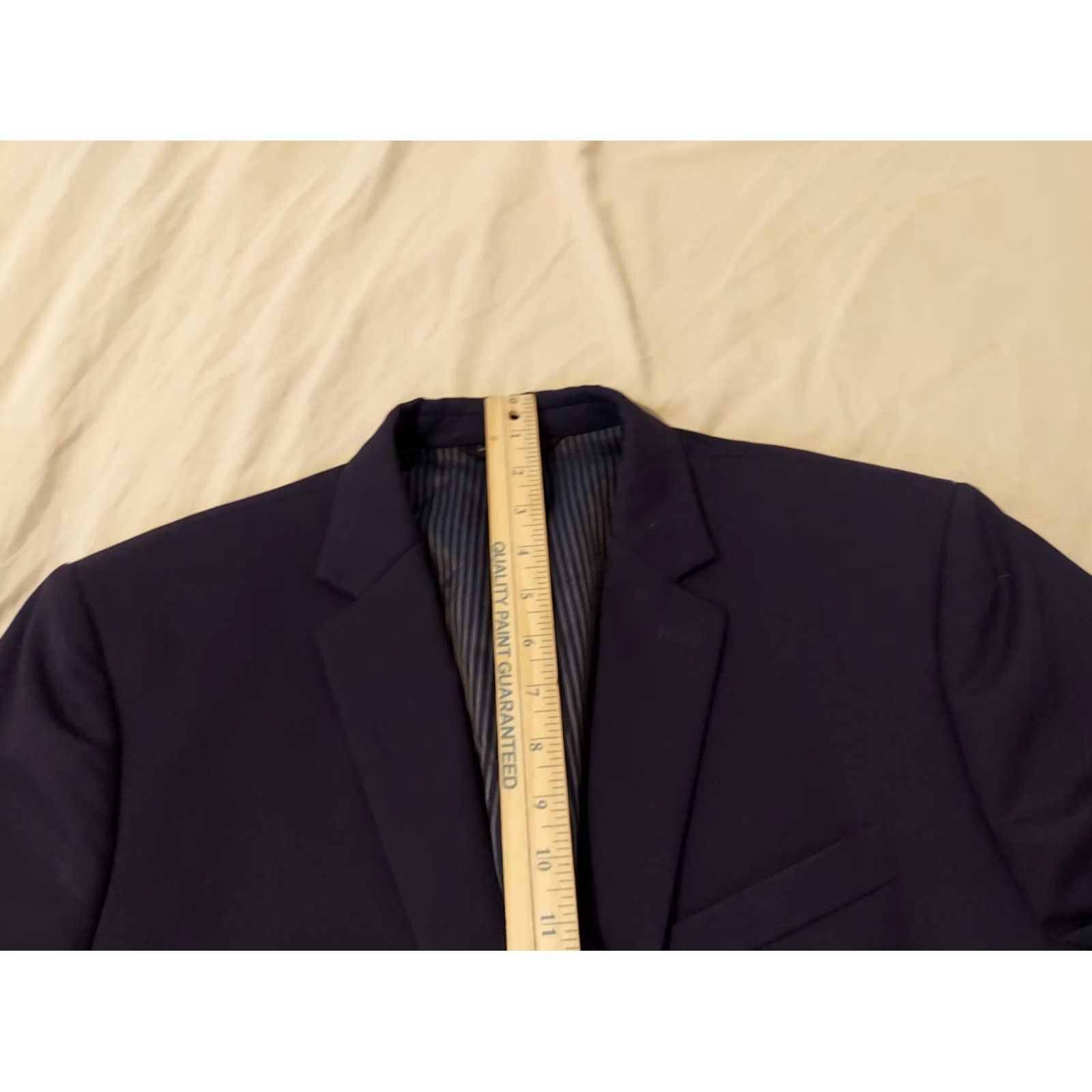 Banana Republic VINTAGE Banana Republic Wool Blazer 42S Slim Navy Blue Blazer Mens Wool Blazer 2 Piece Blue Mens Size 42R - 4 Thumbnail