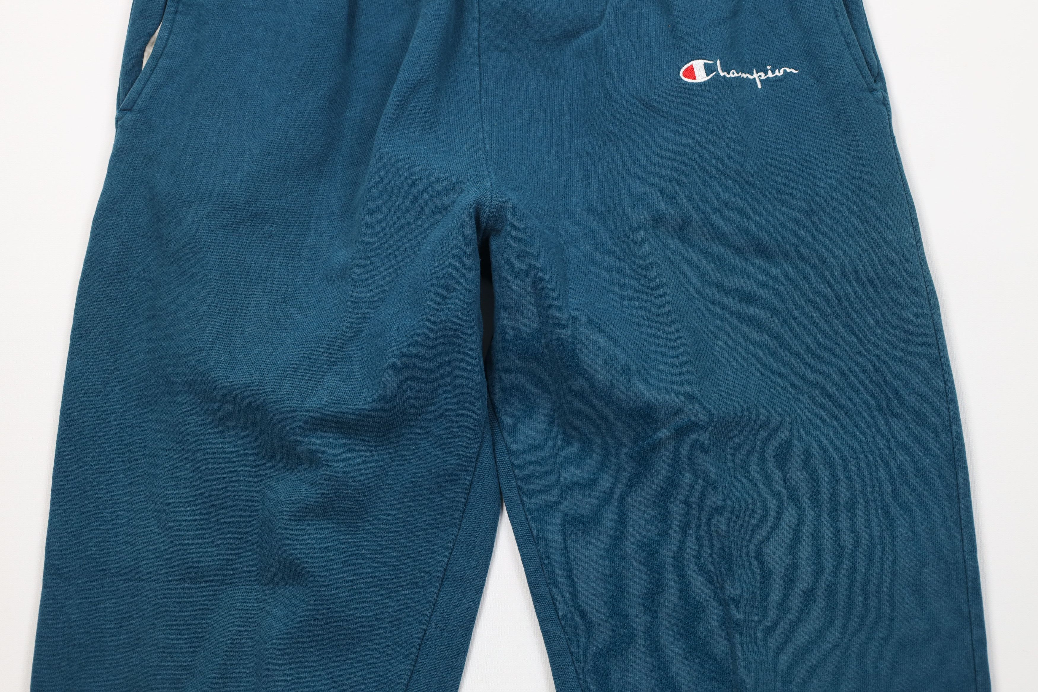 Champion Vintage 90s Champion Spell Sweatpants Joggers Pants Blue USA Size US 38 / EU 54 - 3 Thumbnail