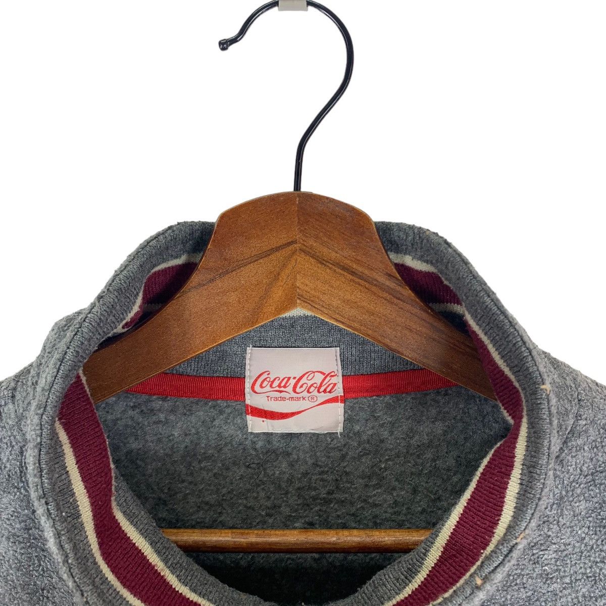 Vintage VINTAGE COCA COLA FLEECE HALF ZIP SWEATER Size US M / EU 48-50 / 2 - 2 Thumbnail