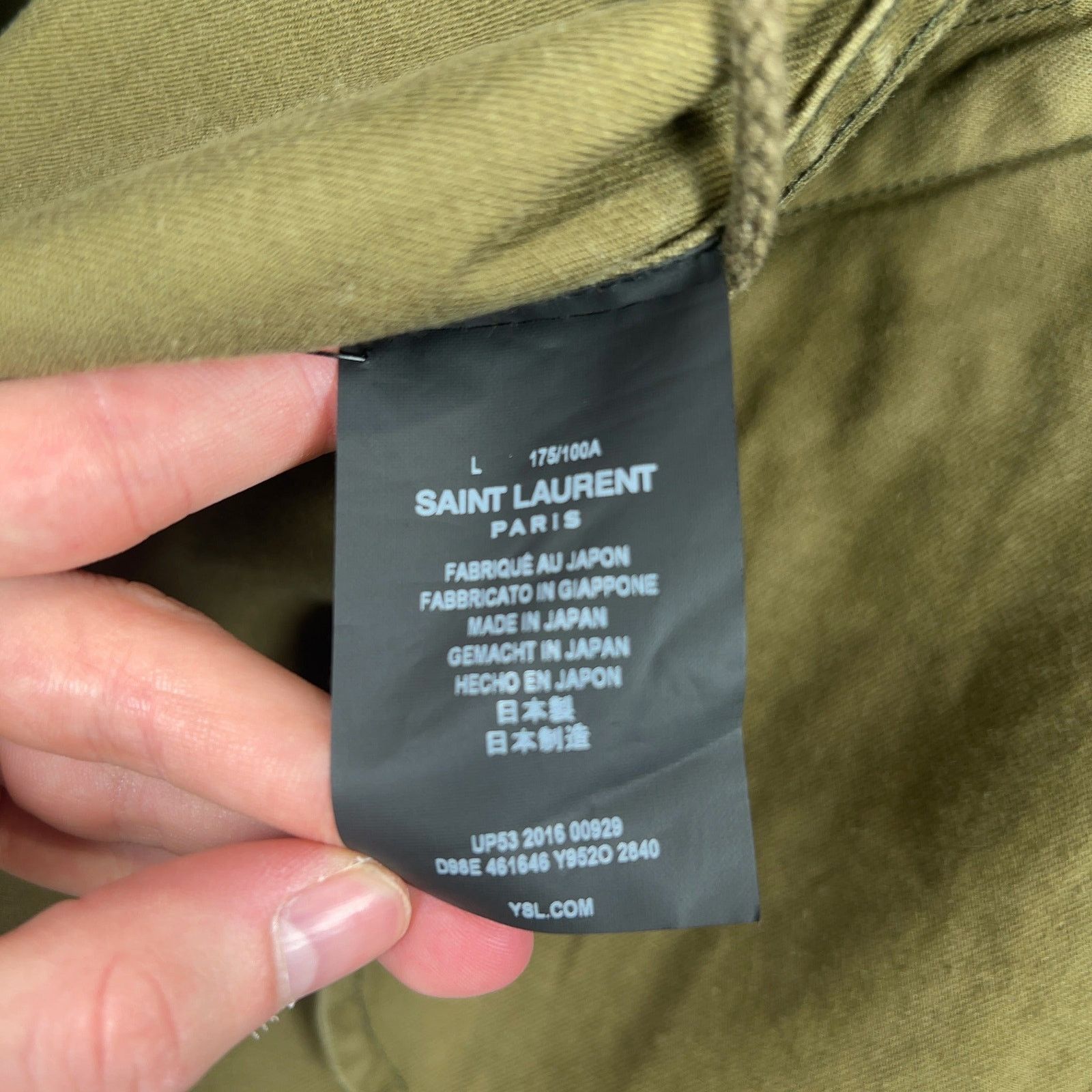 Saint Laurent Paris Saint Laurent Sweet Dreams Parka Size US L / EU 52-54 / 3 - 8 Thumbnail