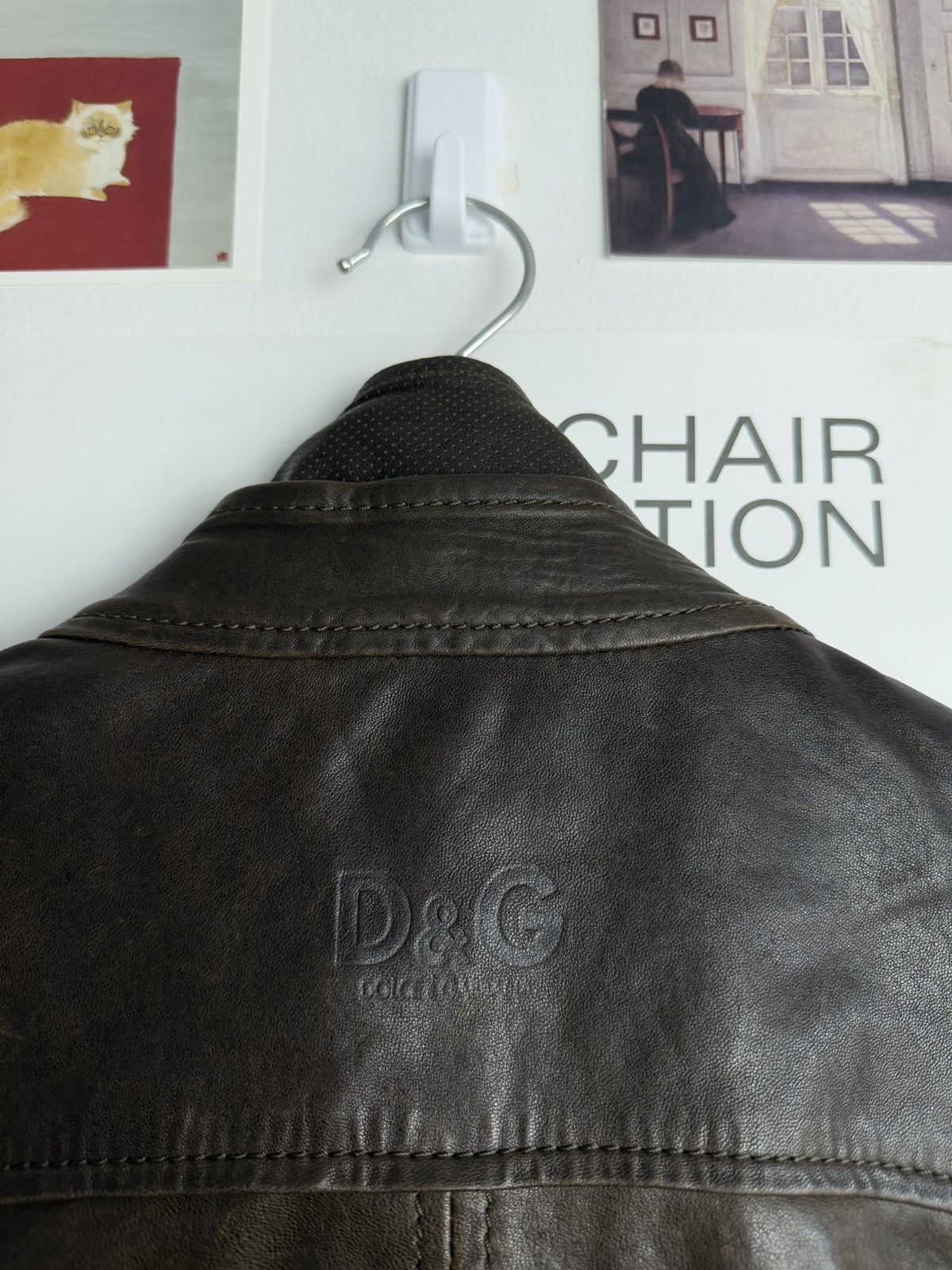Dolce & Gabbana Vintage Dolce & Gabbana moto biker leather jacket 52 L rare Size US L / EU 52-54 / 3 - 11 Thumbnail