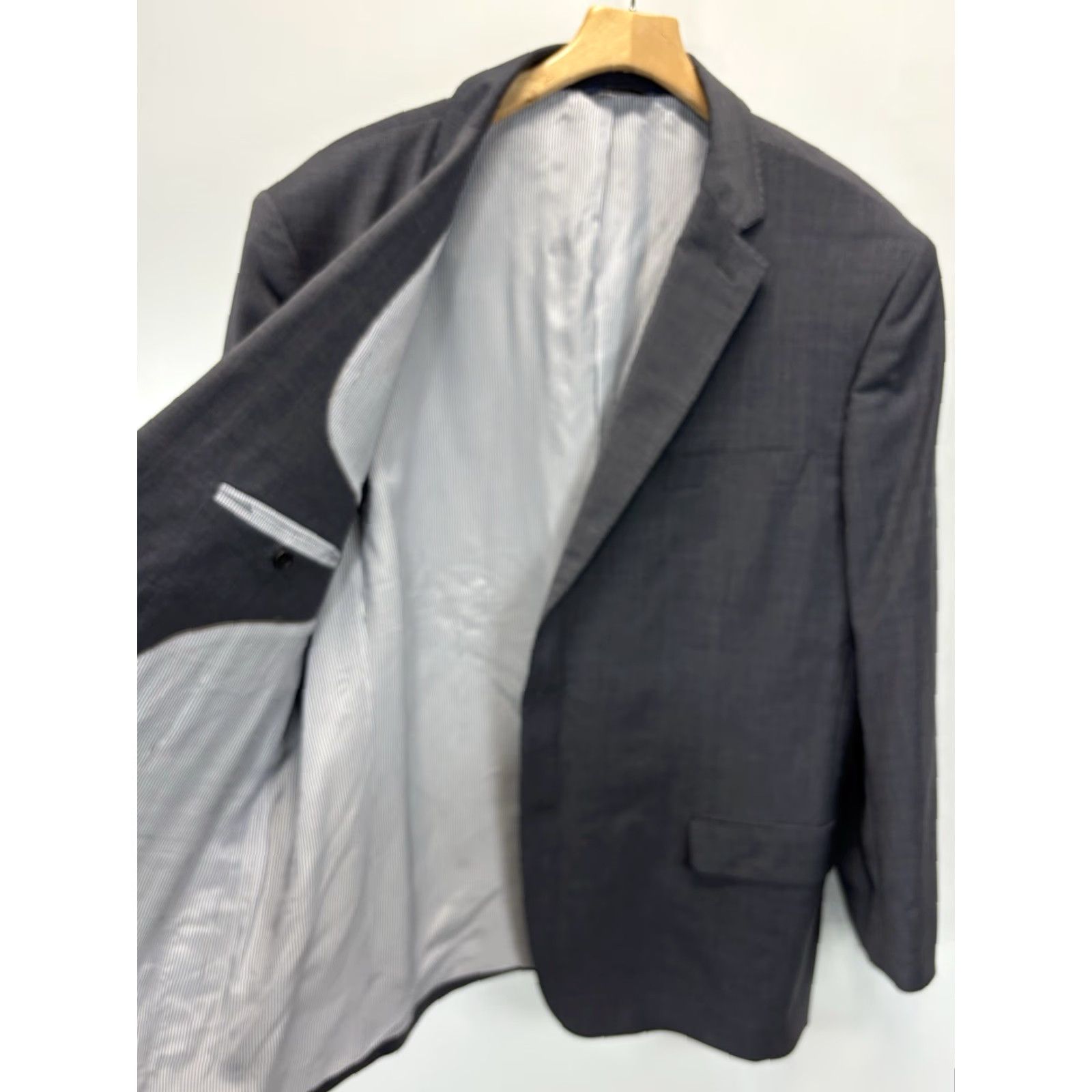 Brooks Brothers Brooks Brothers Madison Fit Gray Men's 48R Blazer Explorer Sport Coat Classic Single-Breasted Two-Button Front Notch Lapel Regular Size 48R - 4 Thumbnail